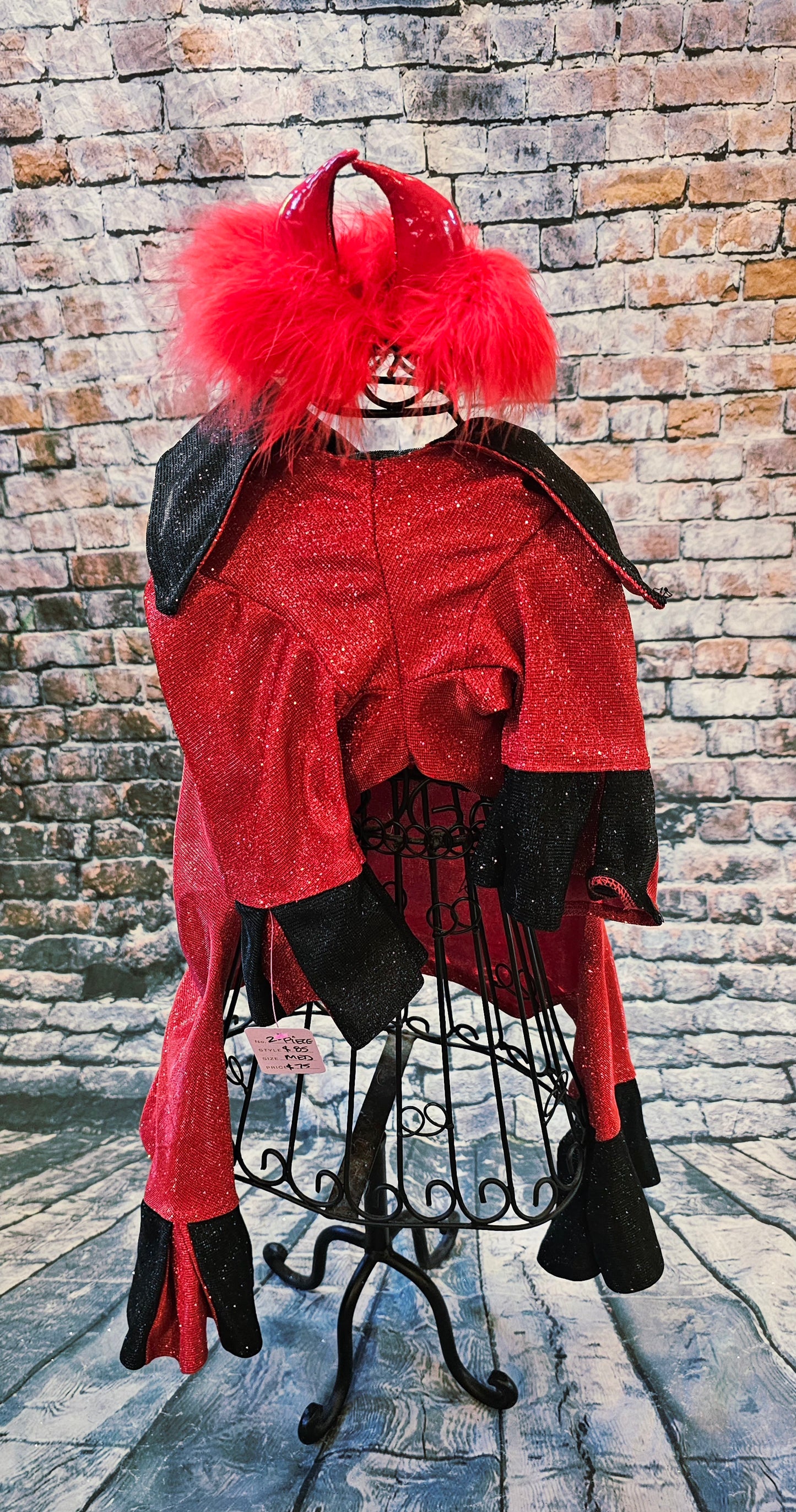 Devil glitter pet body suit, devil pet body suit, devil dog costume, devil cat costume