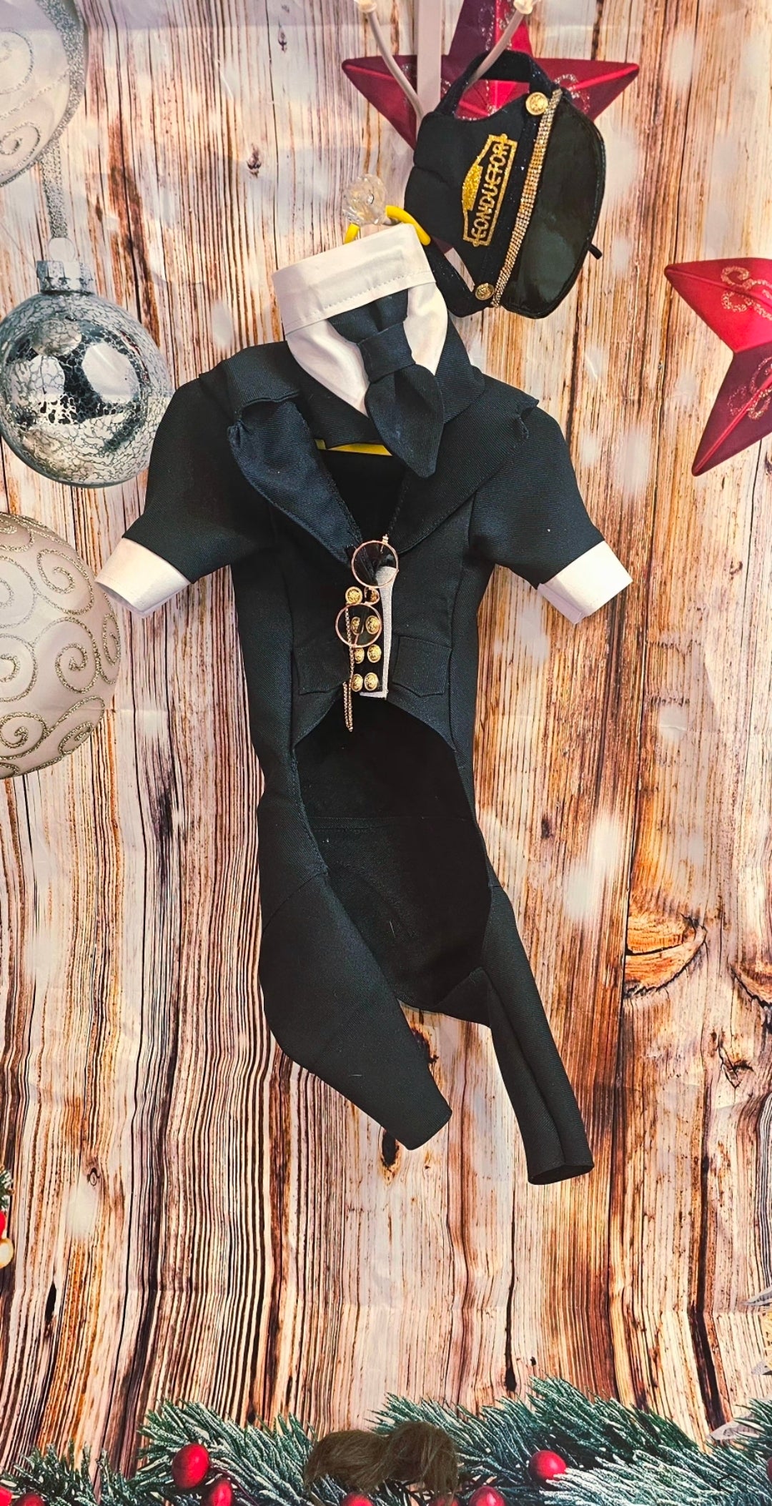 Polar Express Train Conductor Pet Costume, Polar Express pet costume