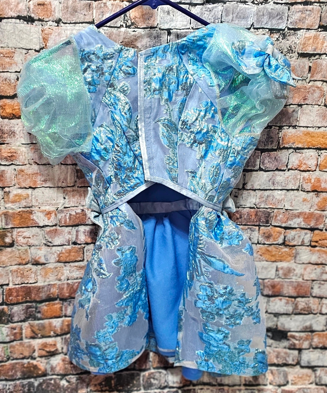 Brocade flower pet dress, Bridgerton inspired pet dress