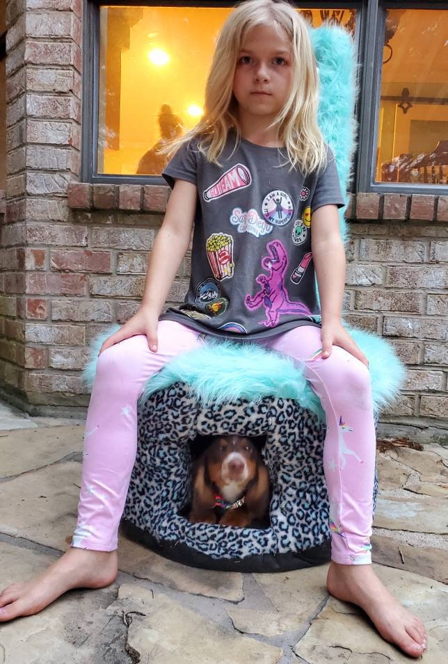Vanity Set kids pet bed, vanity mirror pet bed, ottoman pet chair, kid chair with pet bed and vanity mirror, dog ottoman and kid chair