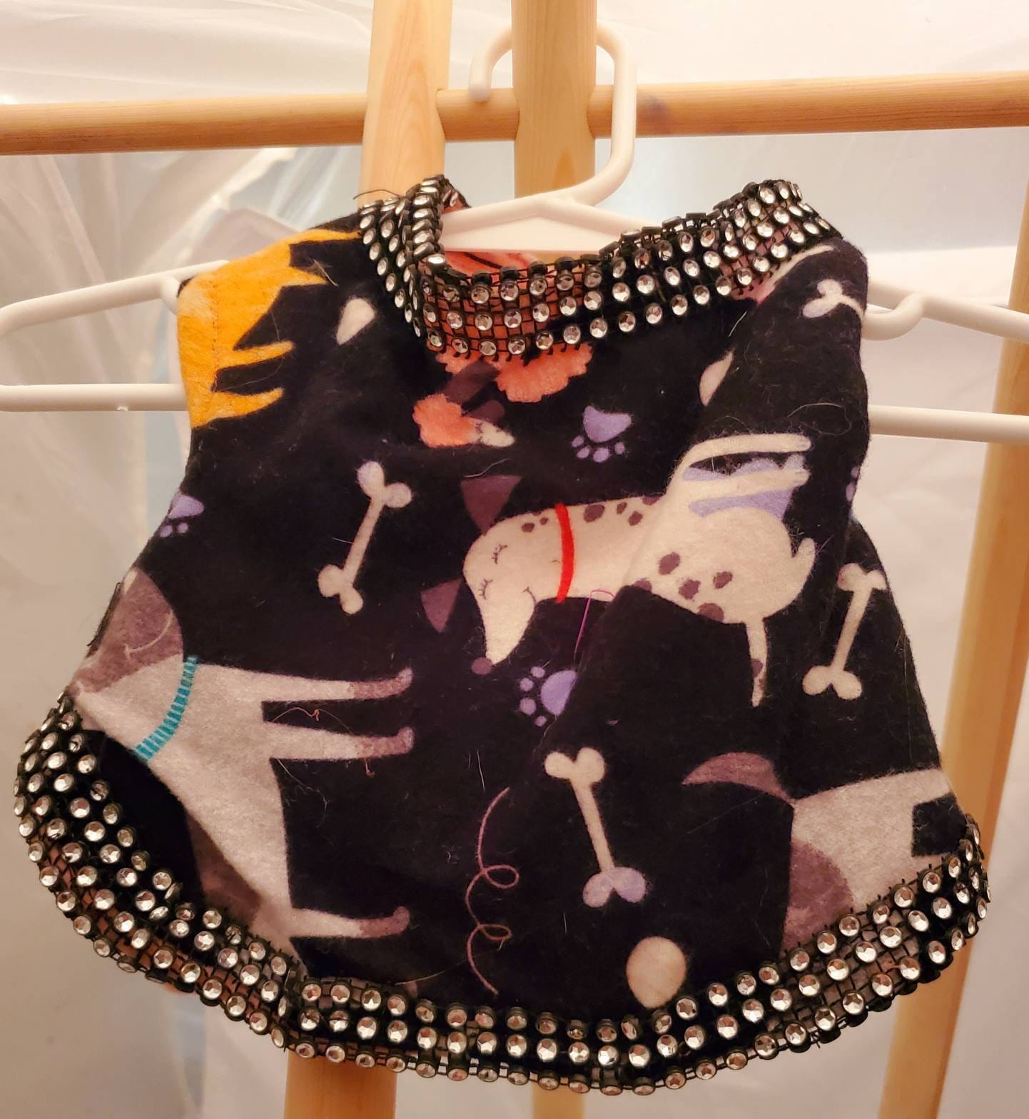 Dog Print Fleece Pet Jacket, Fleece Dog Jacket, Fleece Cat Jacket, Pet Jacket, Pet Shirt, Pet Clothes, dog coat, pet coat, Fleece pet shirt