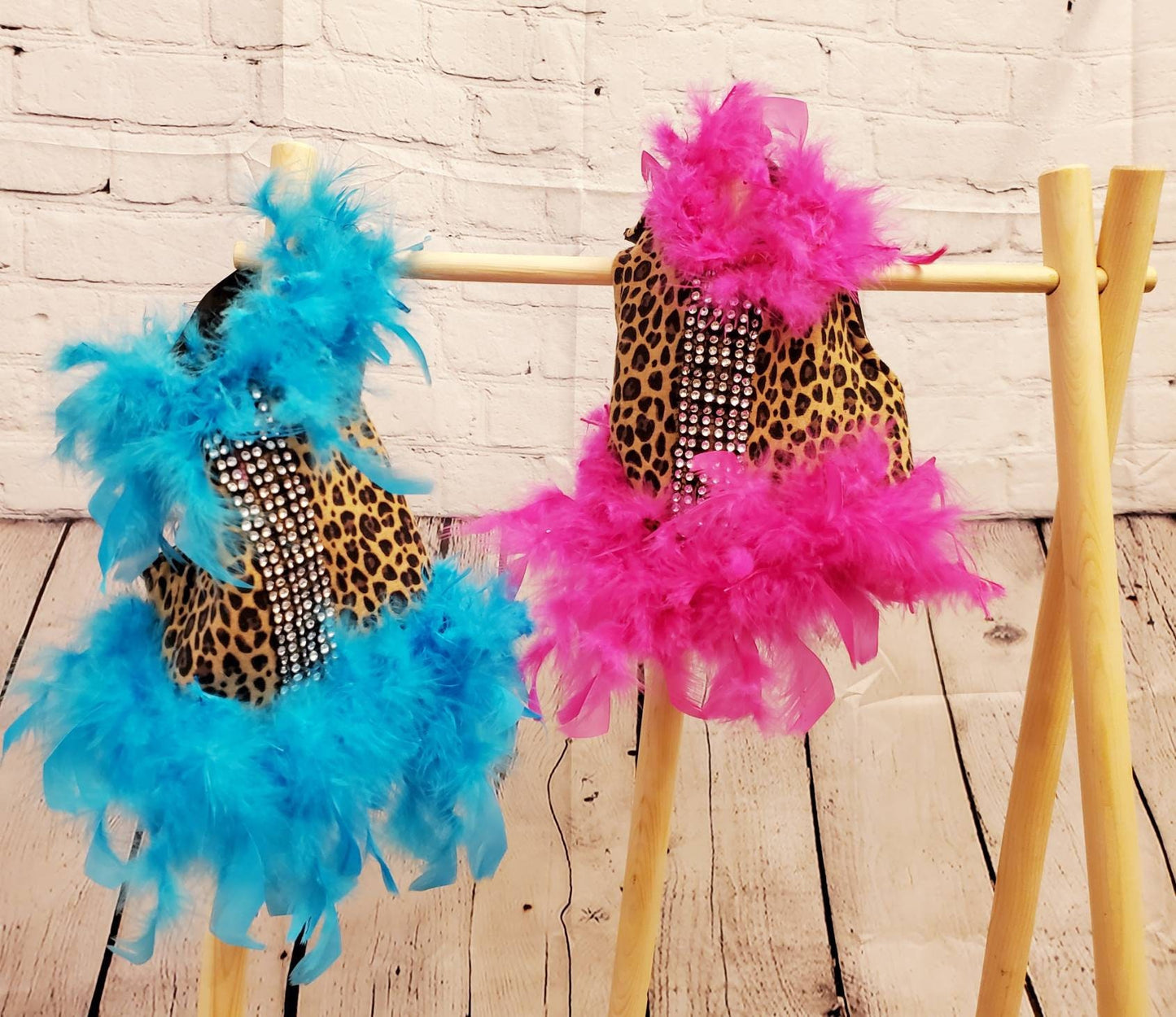 Leopard Feather Pet Jacket, leopard feather cat Jacket, leopard feather dog jacket, feather pet jacket, feather dog jacket, dog costume