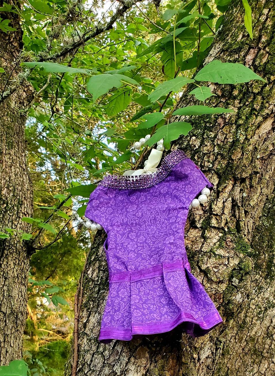 Purple pet dress, Purple dog dress, Purple cat dress, Purple flower Pet dress, Purple flower cat dresses, Purple flower dog dresses,