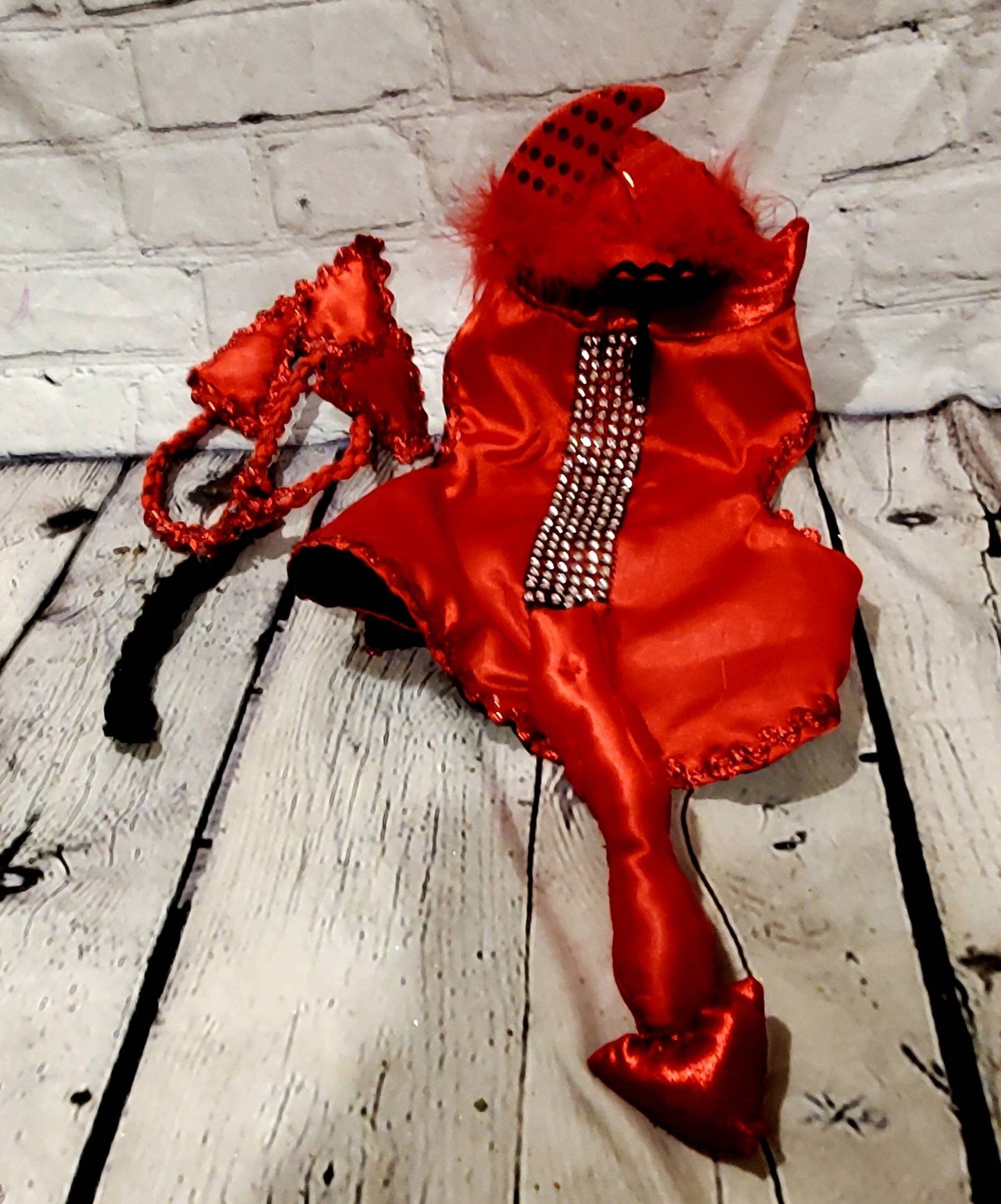 Devil male Pet Costume, Devil Pet Harness, Devil dog Costume, Devil Cat Costume, Halloween Devil Costume, Halloween Pet Costume, Diablo Pet