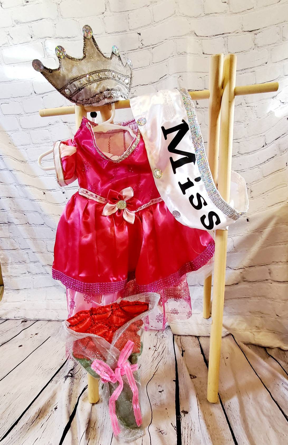 Miss America Pet Costume, Pagent Pet Costume, Princess Pet Costume, Miss America Dog Costume, Cat Costume, Princess Dog Dress, Queen Pet
