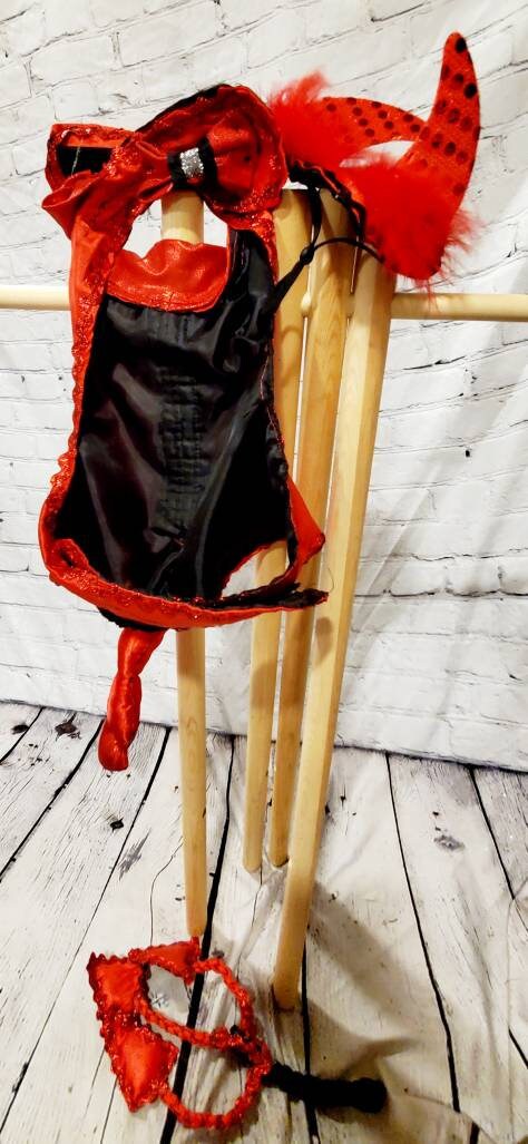 Devil male Pet Costume, Devil Pet Harness, Devil dog Costume, Devil Cat Costume, Halloween Devil Costume, Halloween Pet Costume, Diablo Pet