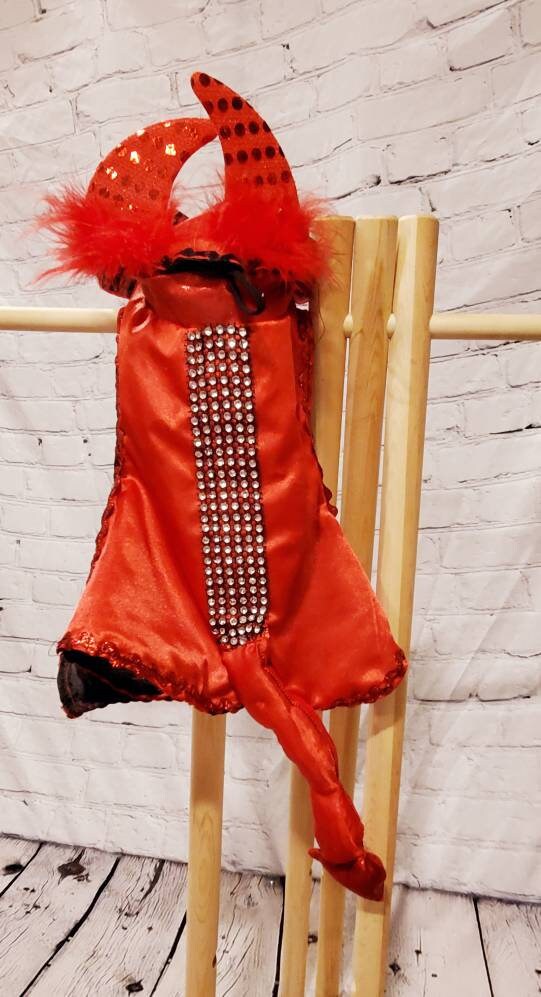 Devil male Pet Costume, Devil Pet Harness, Devil dog Costume, Devil Cat Costume, Halloween Devil Costume, Halloween Pet Costume, Diablo Pet