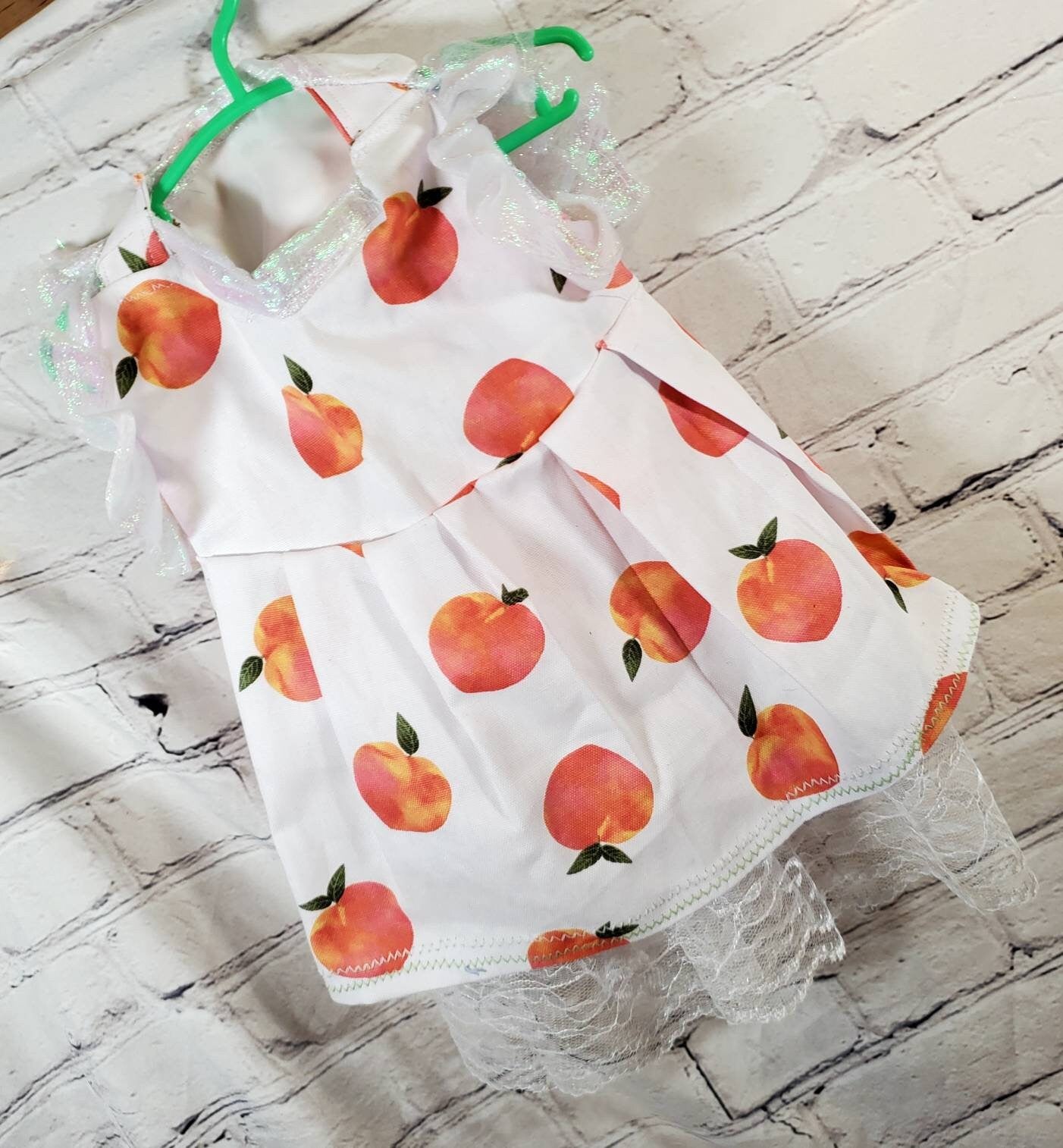 Peach Pet sleeve dress, peach Pet dress, peach cat dress, peach dog dress, peach cat dress, peach dog dress, pet dresses, peaches pet dress