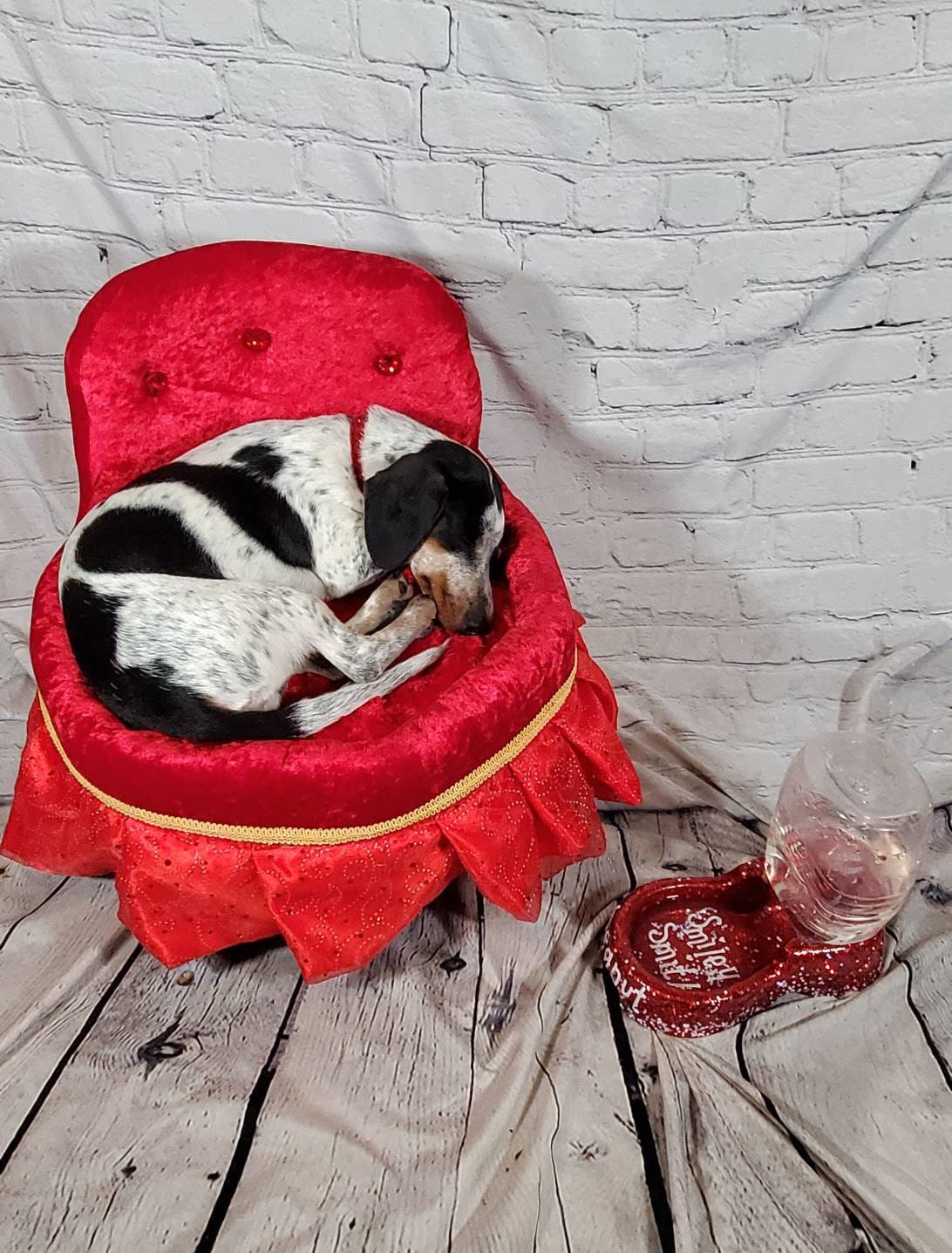 Royalty pet bed, velvet pet bed, royalty pet furniture, dog bed, pet bed, pet chair, king pet bed, dog pet bed with legs, luxury pet bed