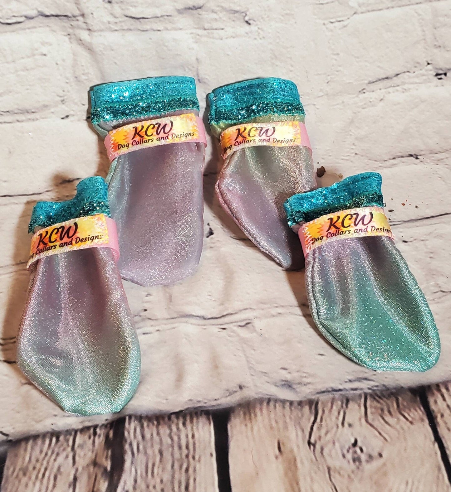 Glitter pet Booties, Dog booties, irradescent shimmer booties, dog shoes, cat booties, pet shoes, cat shoes, glitter dog booties, glitter pet shoes