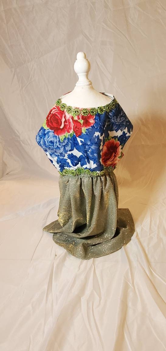 Flower glitter Pet dress, flower glitter dog dress, flower cat dress, spring summer per dress, dresses for pets, special occasion pet