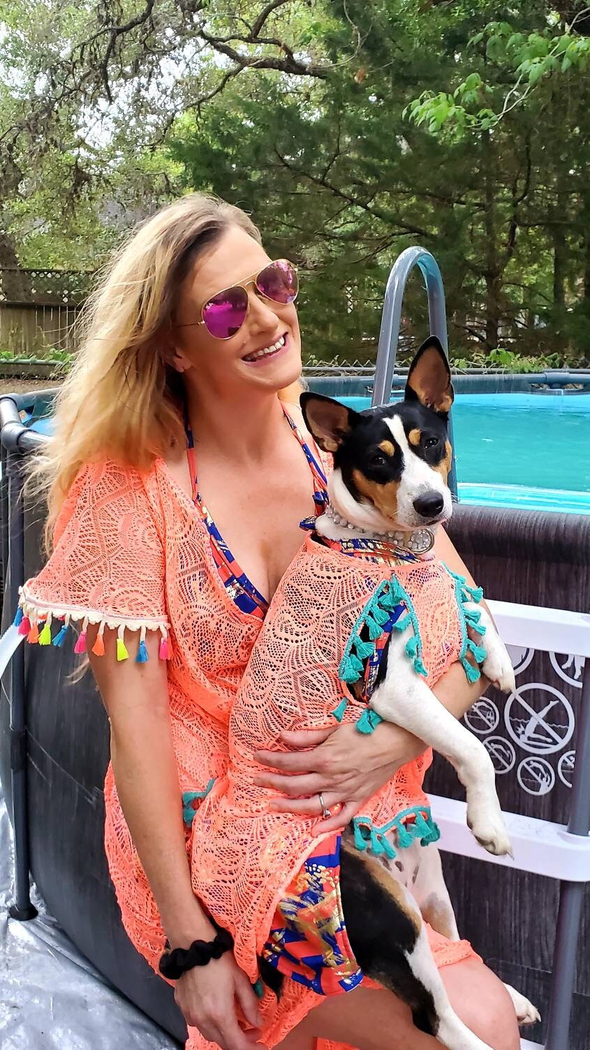 Mommy and doggy matching outfits, custom doggy and owner outfits, mommy and me clothing, match ne outfits, design your own matching pet
