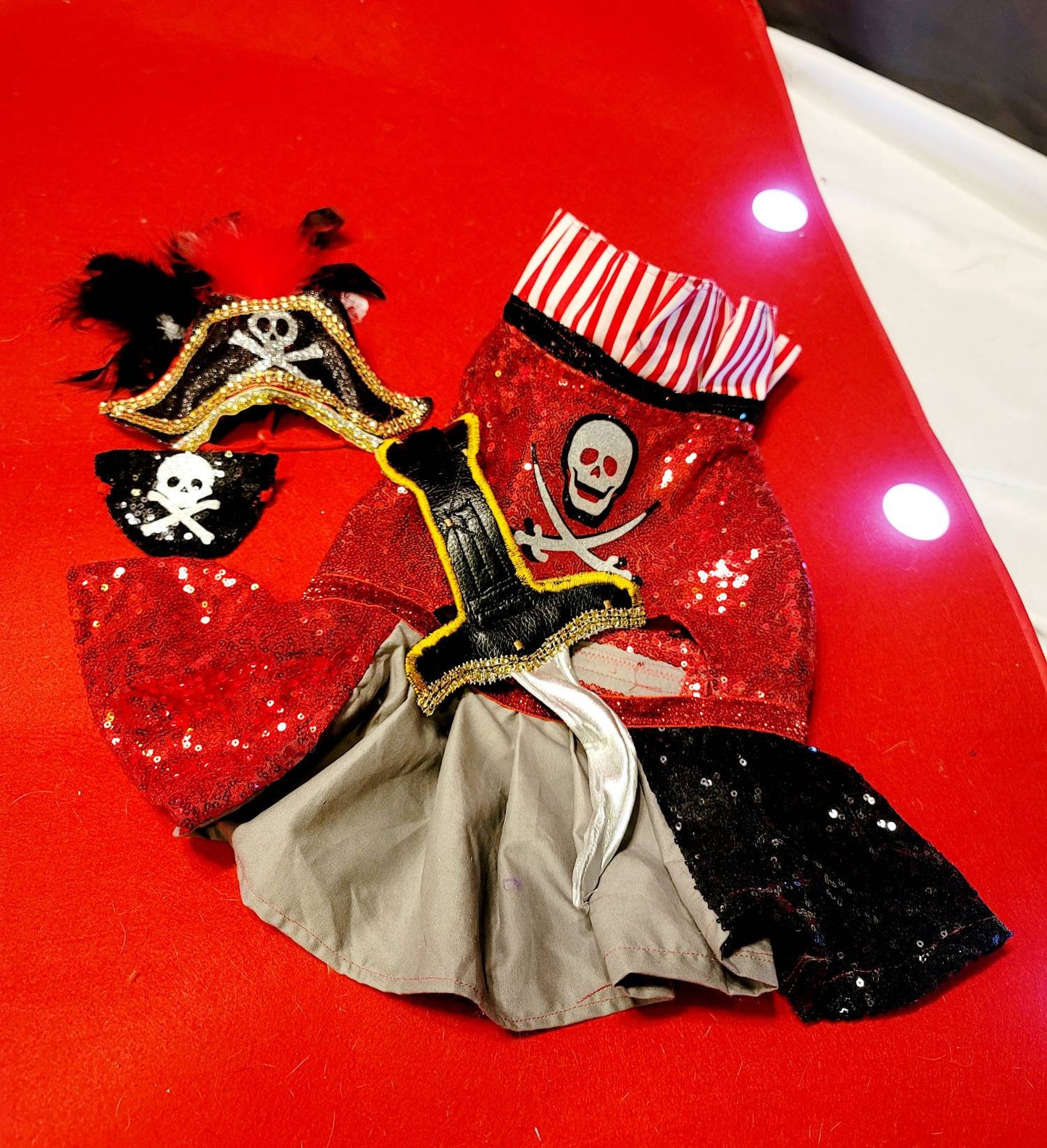 Pet Pirate female Costume, Dog Pirate Costume, Pirate pet costume, Pirate cat costume, female Pirate pet, Pirate pet dress, pet costume