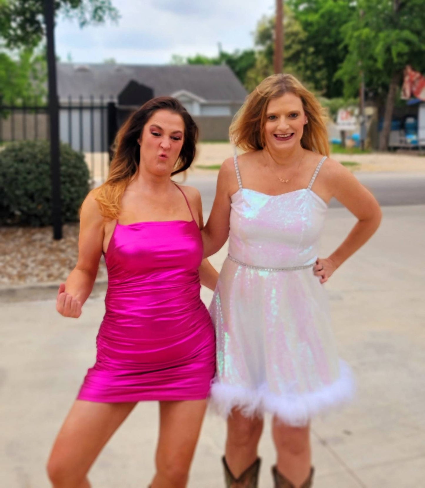 White Bachelorette sequin dress, white sequin dress, special occasion sequin dress, feather woman's dress, sequin dresses for women, irradescent