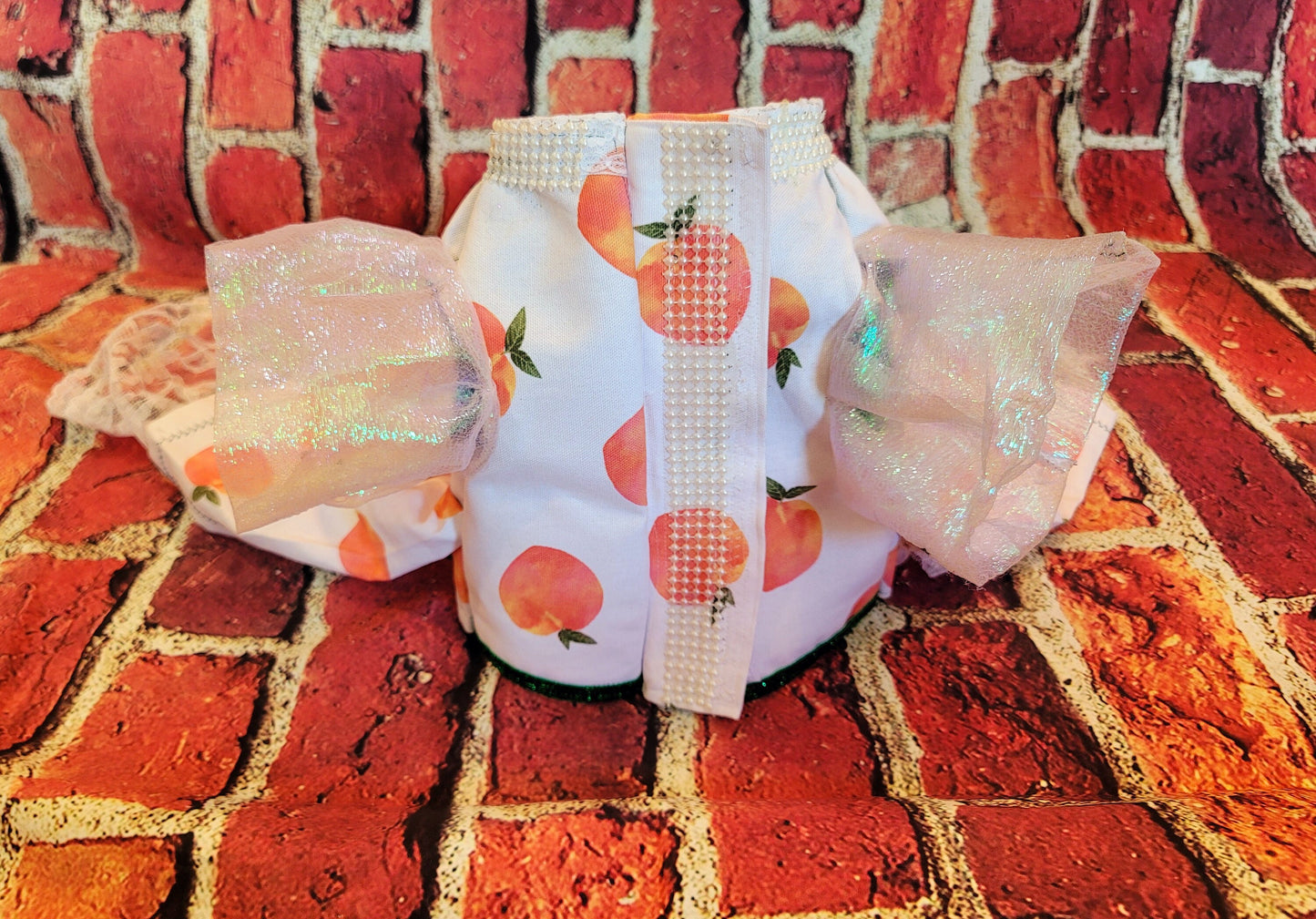 Peach Pet sleeve dress, peach Pet dress, peach cat dress, peach dog dress, peach cat dress, peach dog dress, pet dresses, peaches pet dress
