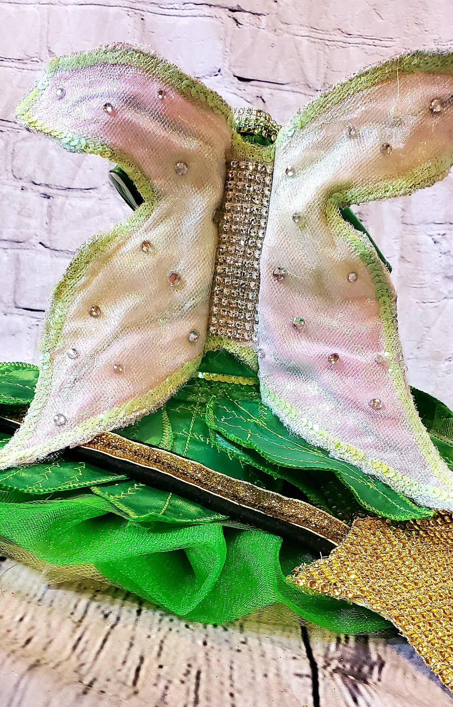 - Tinkerbell Pet Costume, Fairy Princess Pet Costume, Fairy Princess Cat dog costume, Halloween Pet costume, Tinkerbell dog costume