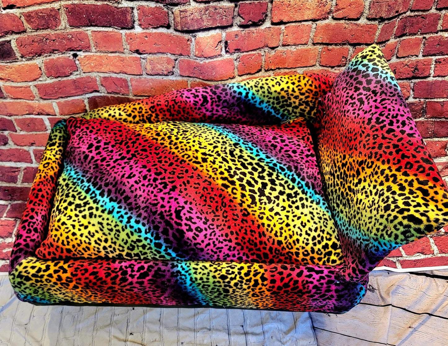 Pet Chaise Lounge, Rainbow Chaise Bed, Pet Chaise Bed, Dog Chaise, Cat Chaise Pet Furniture, Chaise furniture for pets