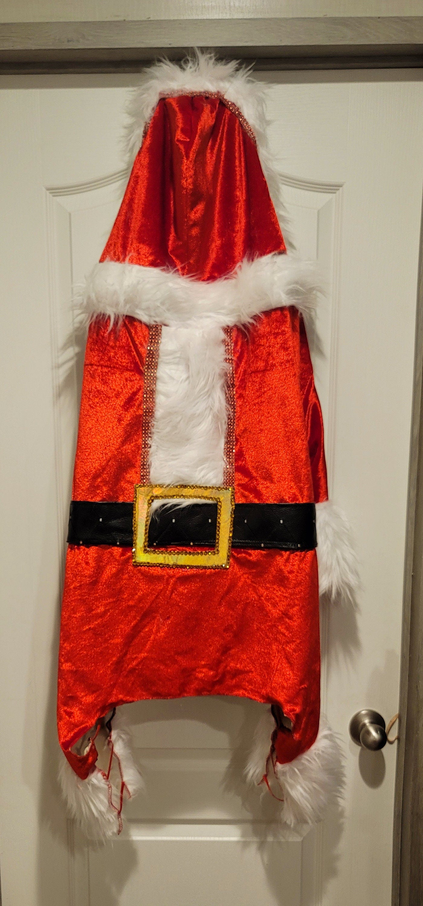 Pet Santa Costume, santa dog costume, santa full pet costume, santa cat costume, dog santa costume, Christmas pet costume, holiday pet