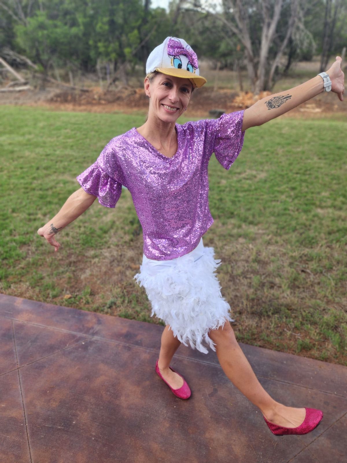 Daisy Duck adult costume, Daisy adult costume, Daisy duck costume, Daisy costume