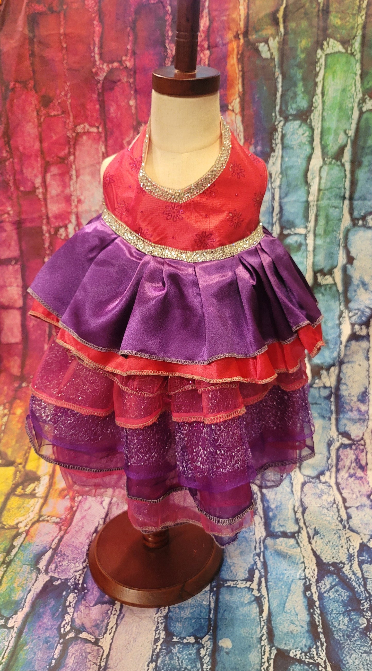 Pet Dress, special occasion pet dress, pink pet dress, purple pet dress, rhinestone dog dress, cat dress, new years eve pet, Christmas pet