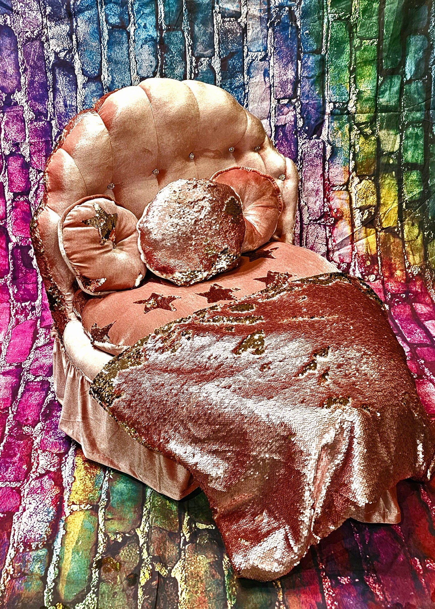 Barbie Pet Wake Up Bed, Barbie pet shell bed, heart shape pet bed