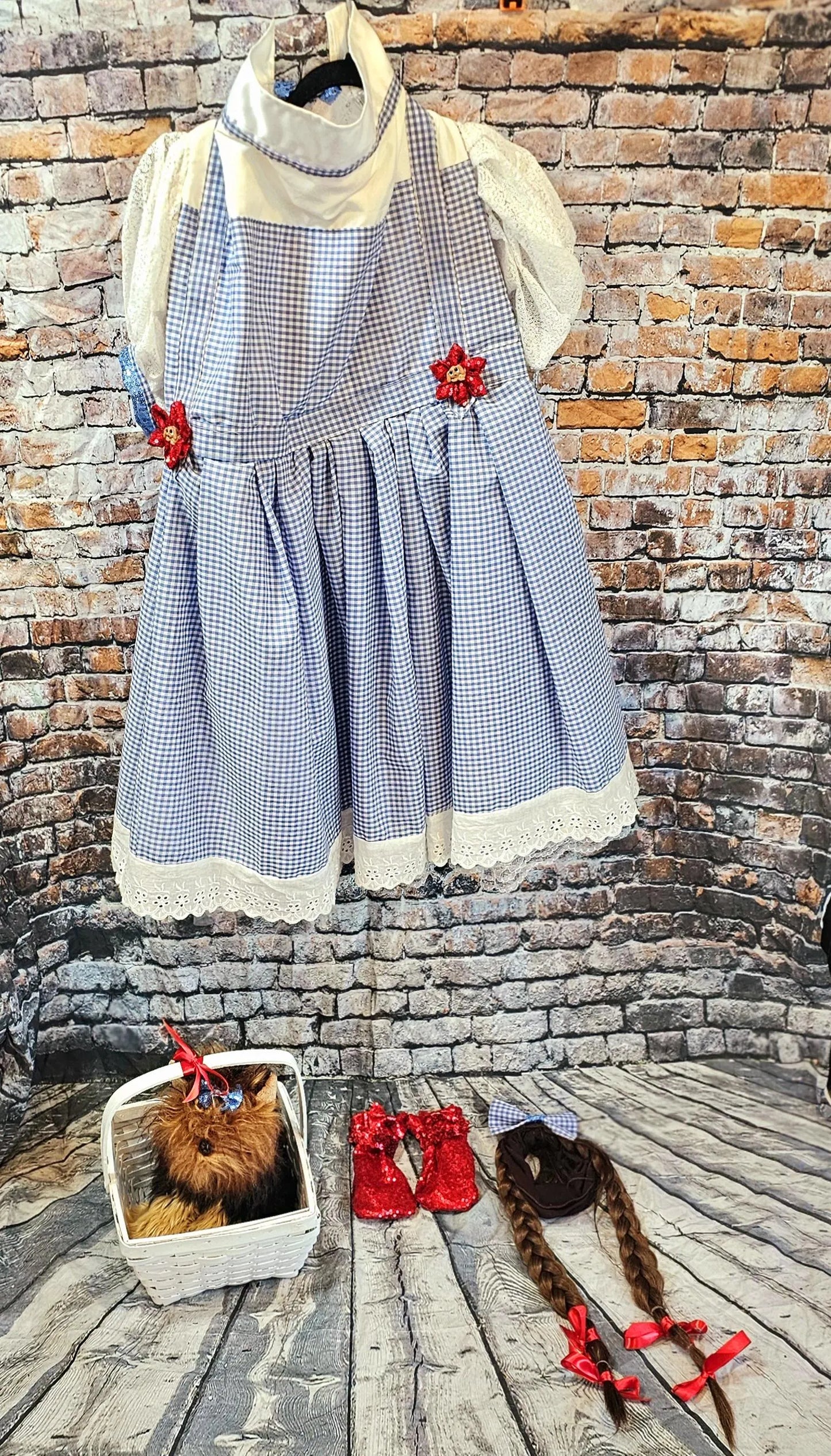 - Dorothy/Toto pet costume, Dorothy/Toto dog costume, Dorothy pet costume, Dorothy, Toto cat costume, pet Dorothy wig, toto and Dorothy pet