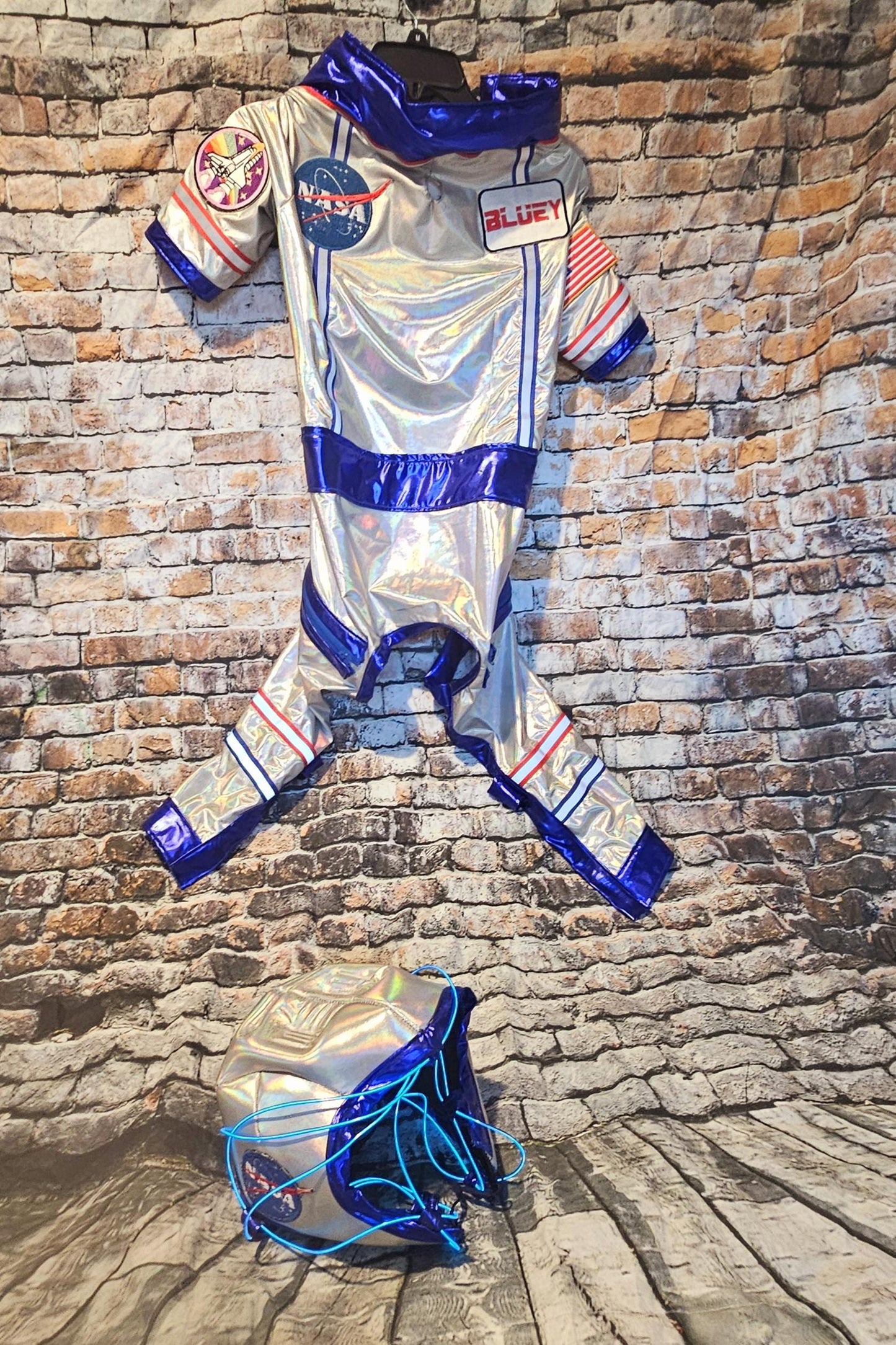 Astronaut Pet Costume, astronaut lightup dog costume, astronaut cat costume, pet astronaut costume, space pet costume, light up astronaut dog