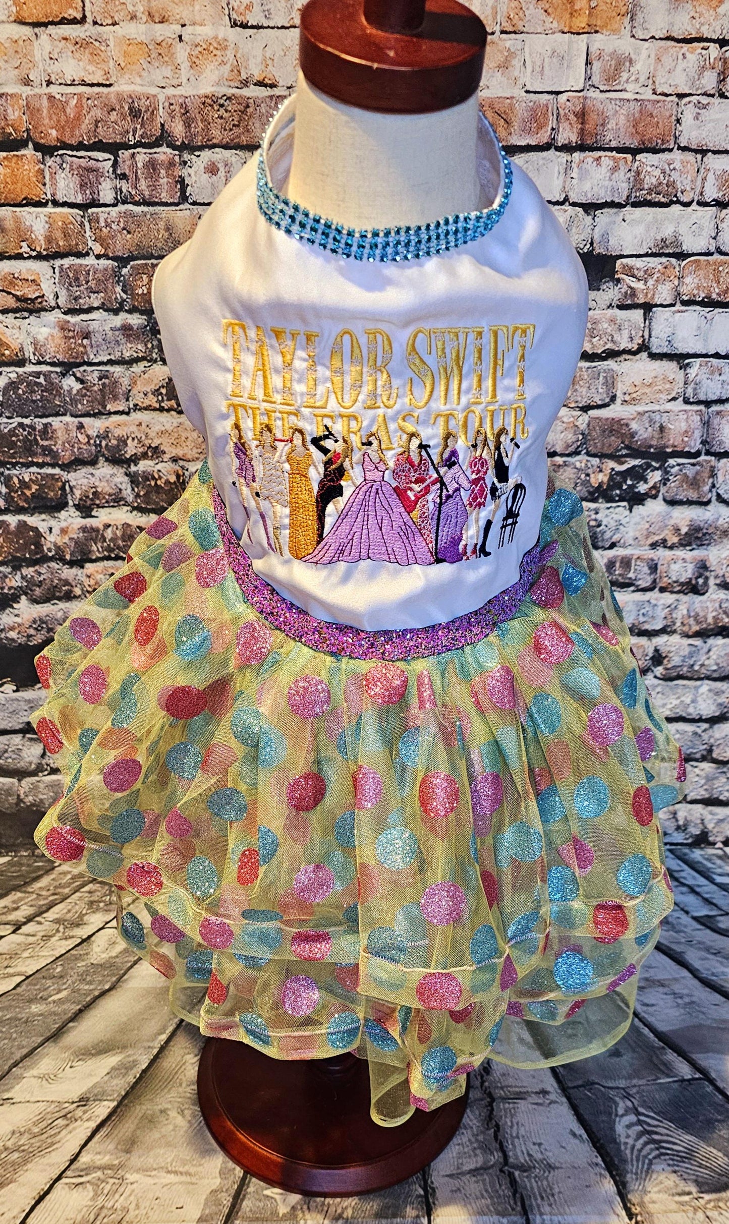 Taylor Era Pet dress, Embroidered Taylor pet dress, Taylor Era dog dress, Taylor Era cat dress, Era's dog dress