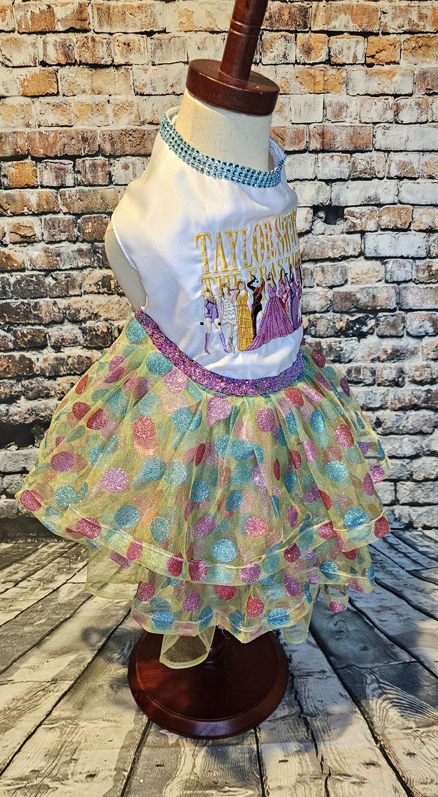 Taylor Era Pet dress, Embroidered Taylor pet dress, Taylor Era dog dress, Taylor Era cat dress, Era's dog dress