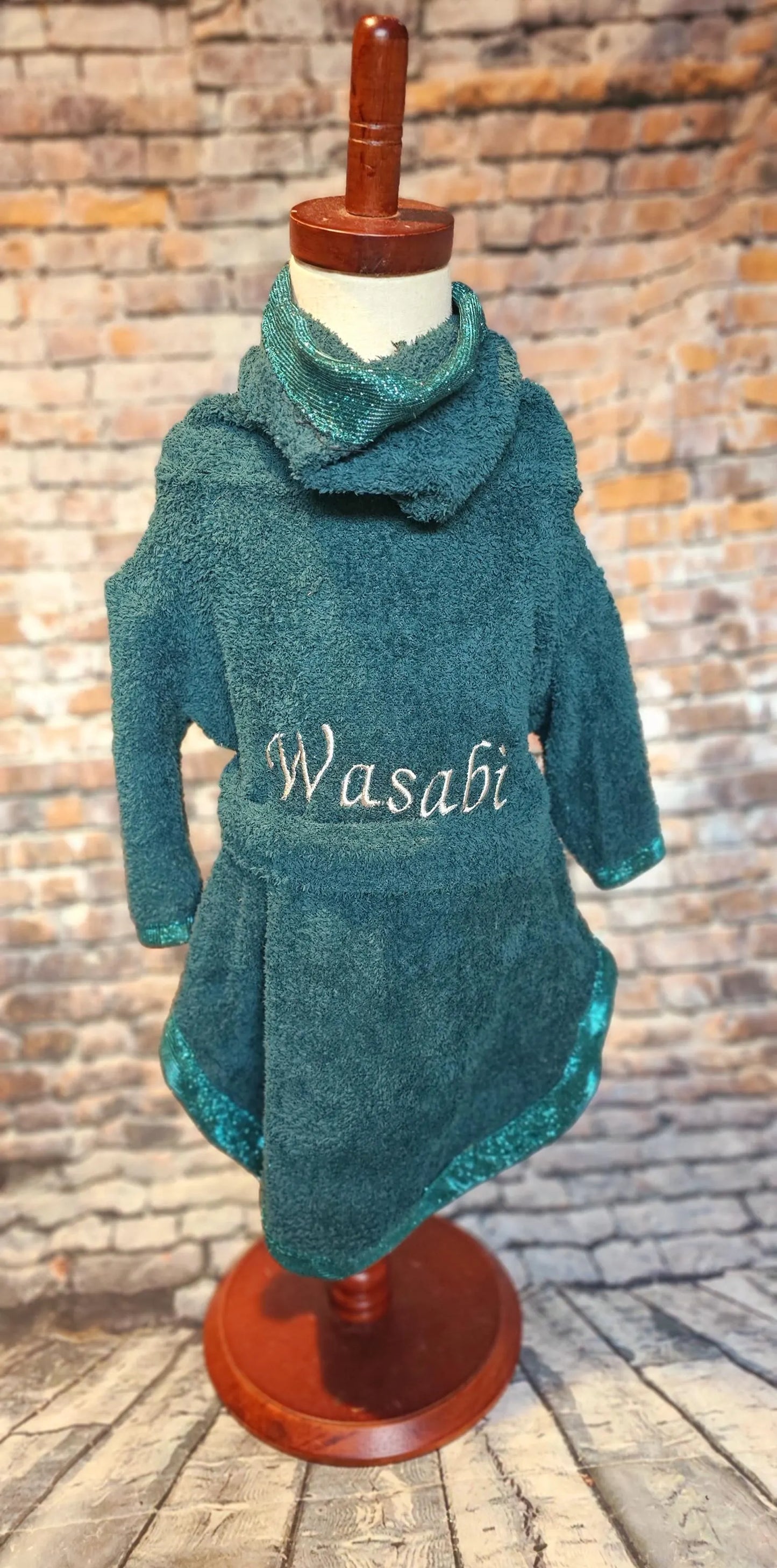 Personalized pet robe, Personalized dog robe, glitter pet robe, dog robe, Personalized cat robe, Personalized pet clothing, Terry pet robe