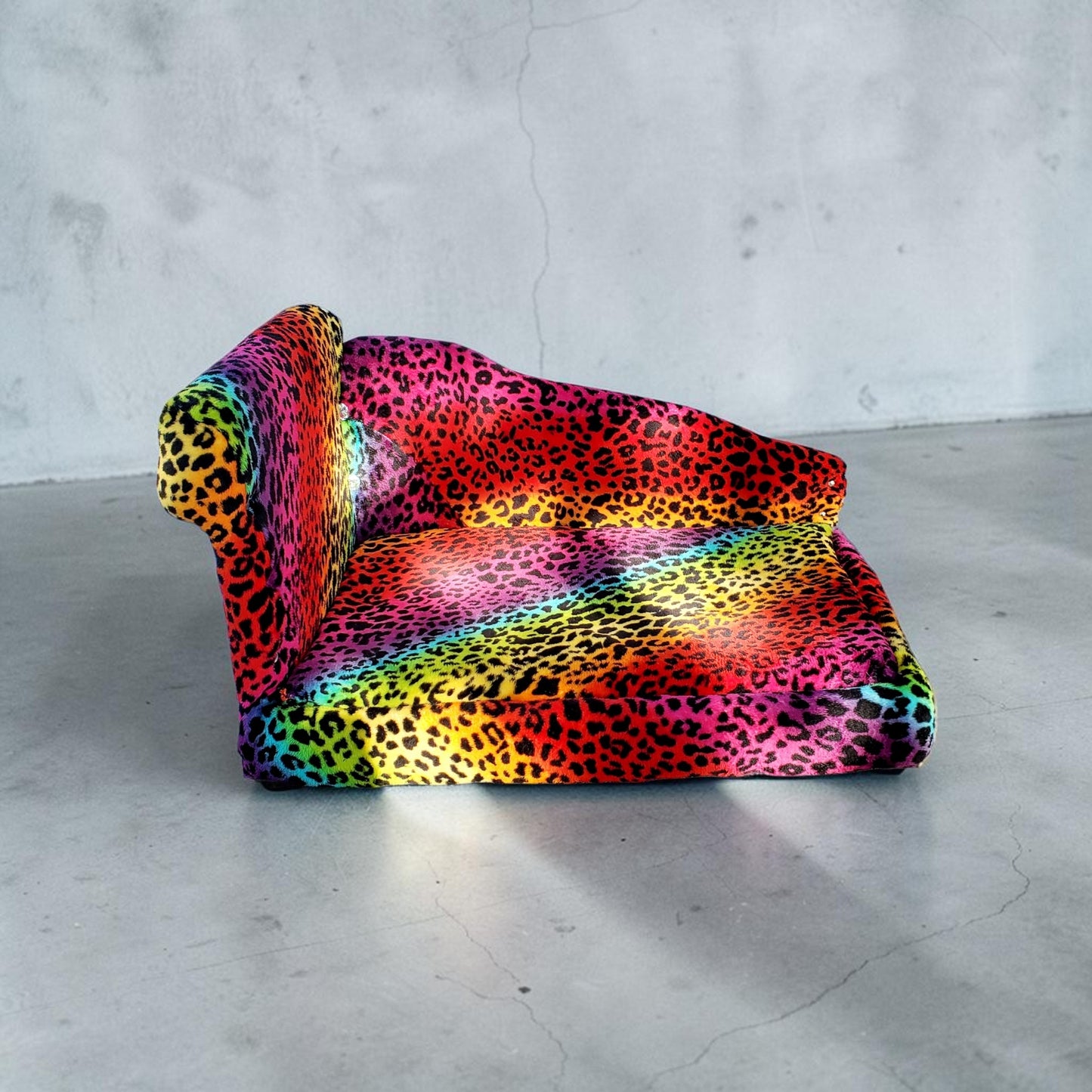 Pet Chaise Lounge, Rainbow Chaise Bed, Pet Chaise Bed, Dog Chaise, Cat Chaise Pet Furniture, Chaise furniture for pets