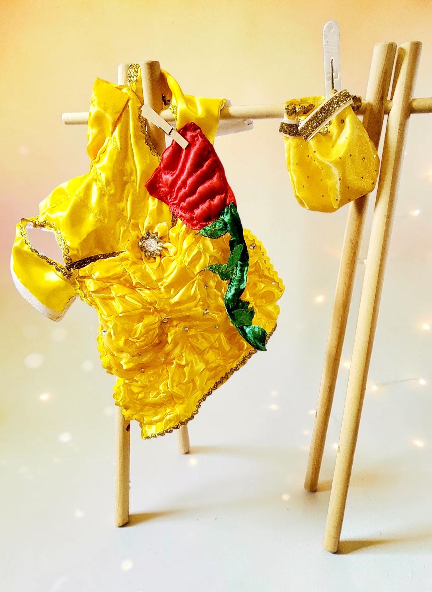 Pet Belle Costume, Beauty and the Beast Pet Costume, Belle dog costume, Belle cat costume, princess pet