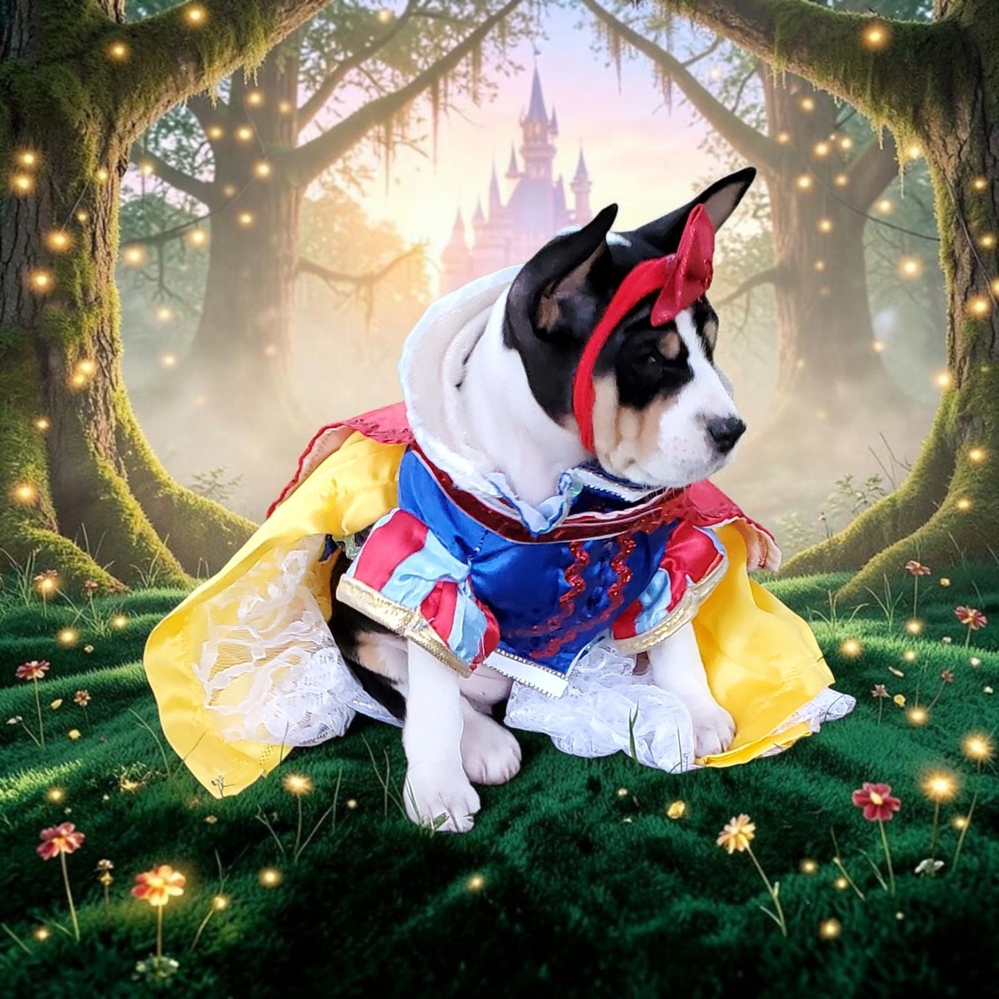 Snow White Pet Costume, Snow White Dog Costume, Snow White Cat Costume