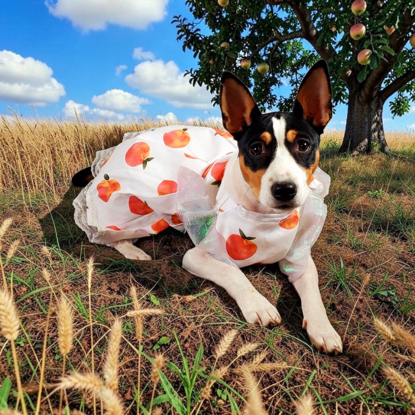 Peach gingham pet dress, peach gingham dog dress, gingham pet dress? Southern bell pet dress, southern bell dog dress, gingham cat dress