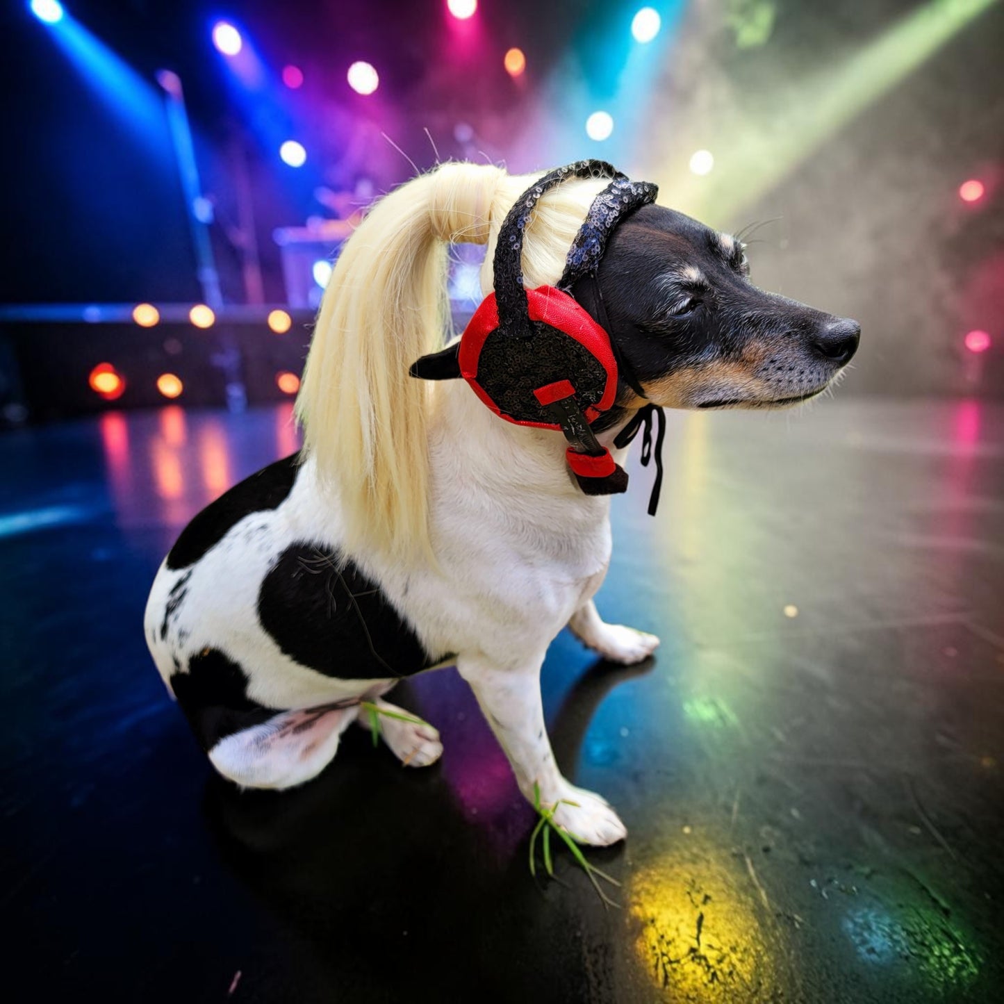 Pop Singer Britney Pet costume, Oops I did again pet costume, Britney Spears inspired pet costume