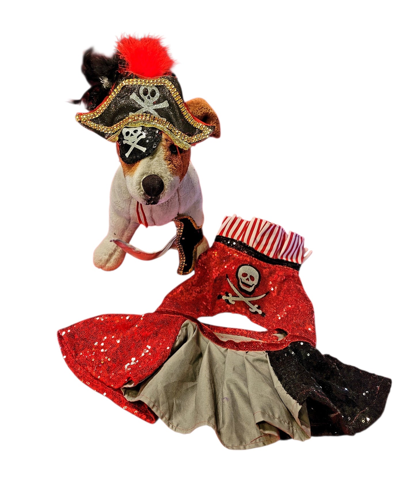 Pet Pirate female Costume, Dog Pirate Costume, Pirate pet costume, Pirate cat costume, female Pirate pet, Pirate pet dress