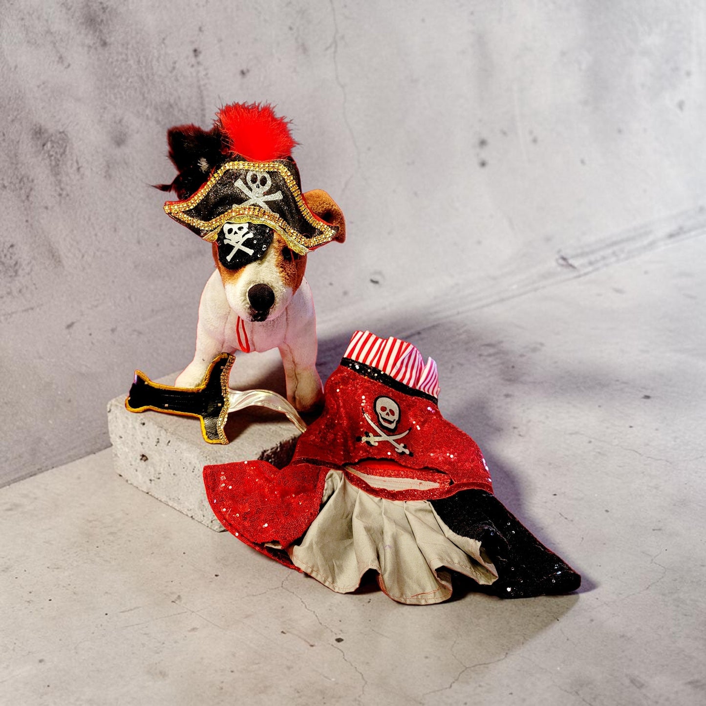 Pet Pirate female Costume, Dog Pirate Costume, Pirate pet costume, Pirate cat costume, female Pirate pet, Pirate pet dress