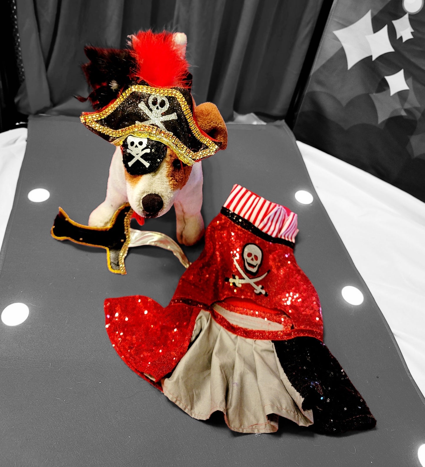 Pet Pirate female Costume, Dog Pirate Costume, Pirate pet costume, Pirate cat costume, female Pirate pet, Pirate pet dress
