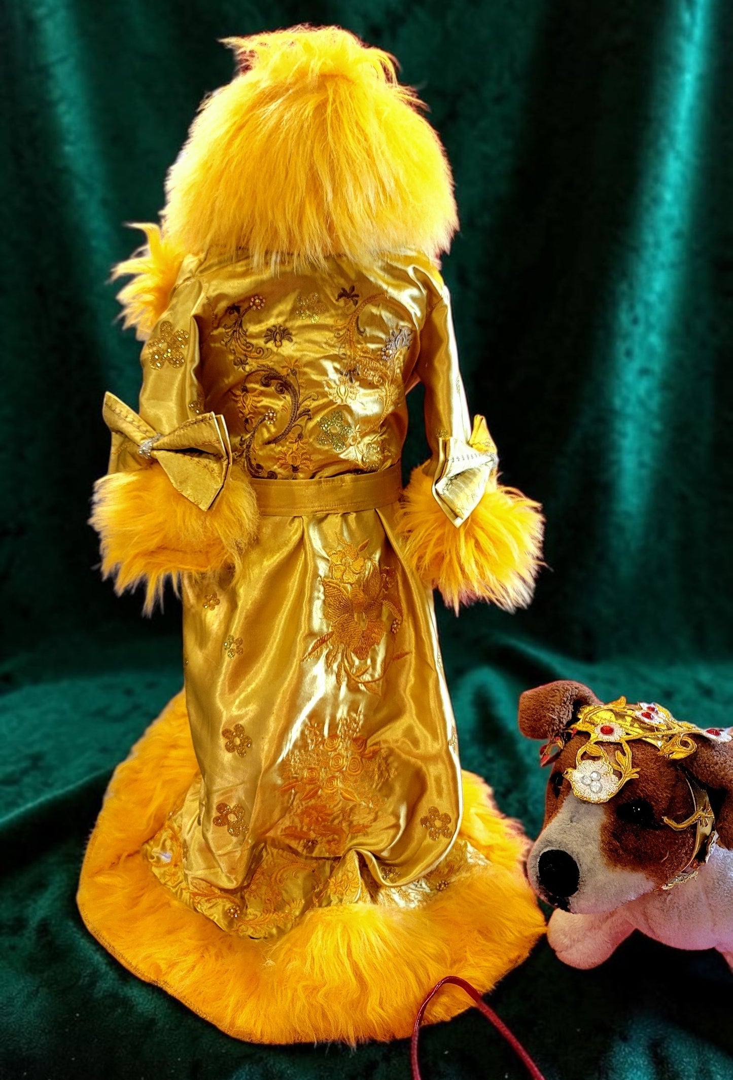 Rihanna pet dress, Rhianna dog costume, Rhianna chinese pet dress, mutt gala pet dress, Rhianna Halloween dog costume