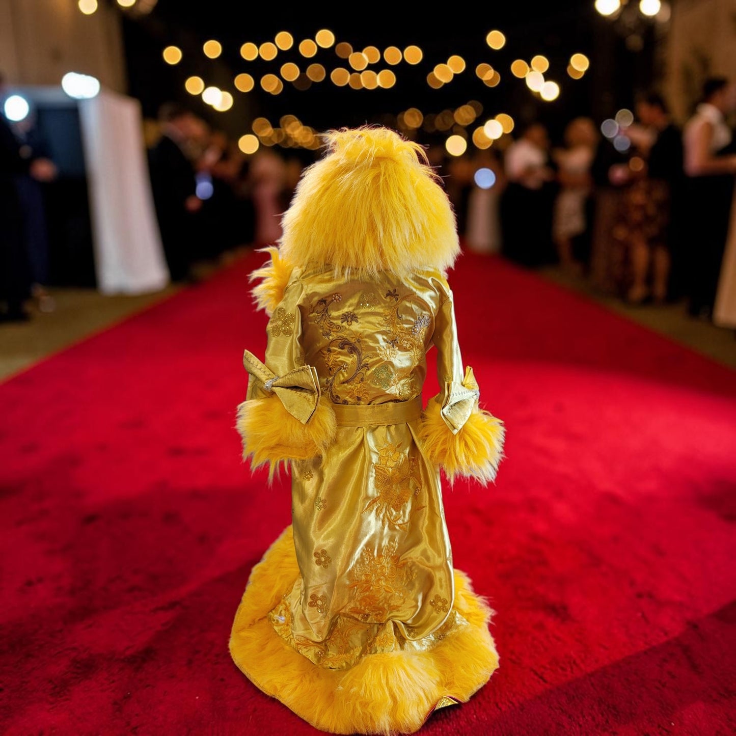 Rihanna pet dress, Rhianna dog costume, Rhianna chinese pet dress, mutt gala pet dress, Rhianna Halloween dog costume