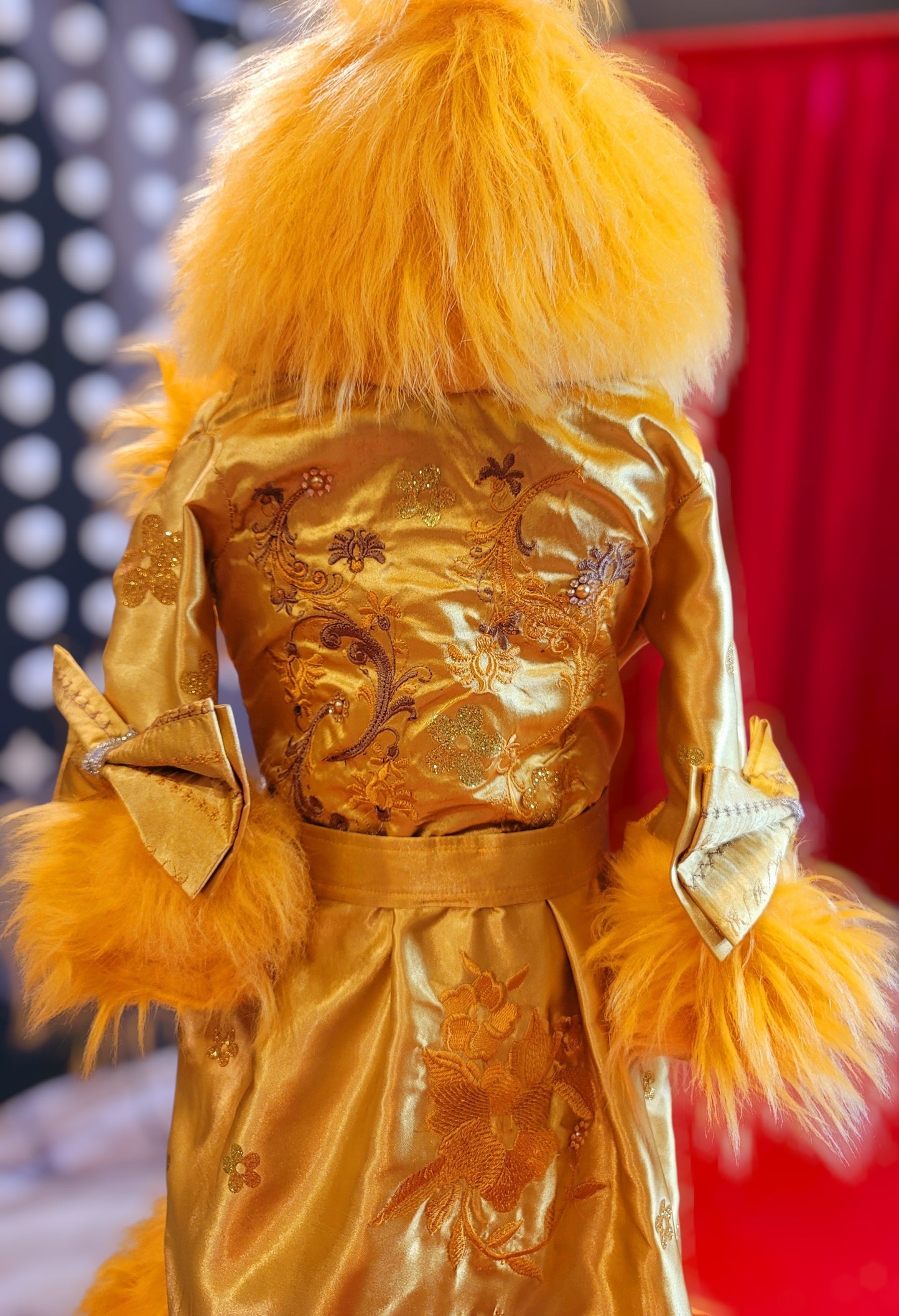 Rihanna pet dress, Rhianna dog costume, Rhianna chinese pet dress, mutt gala pet dress, Rhianna Halloween dog costume
