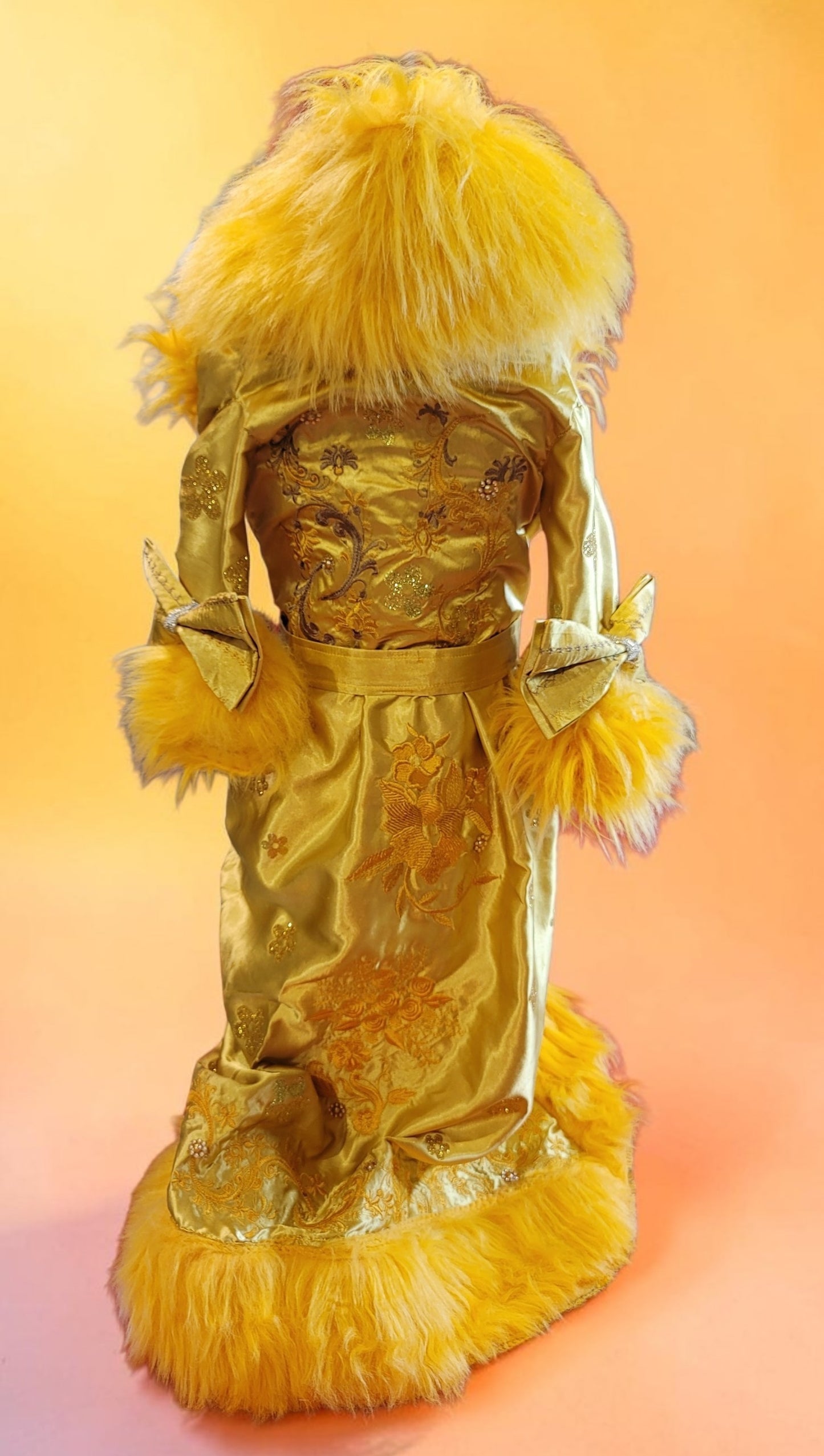 Rihanna pet dress, Rhianna dog costume, Rhianna chinese pet dress, mutt gala pet dress, Rhianna Halloween dog costume