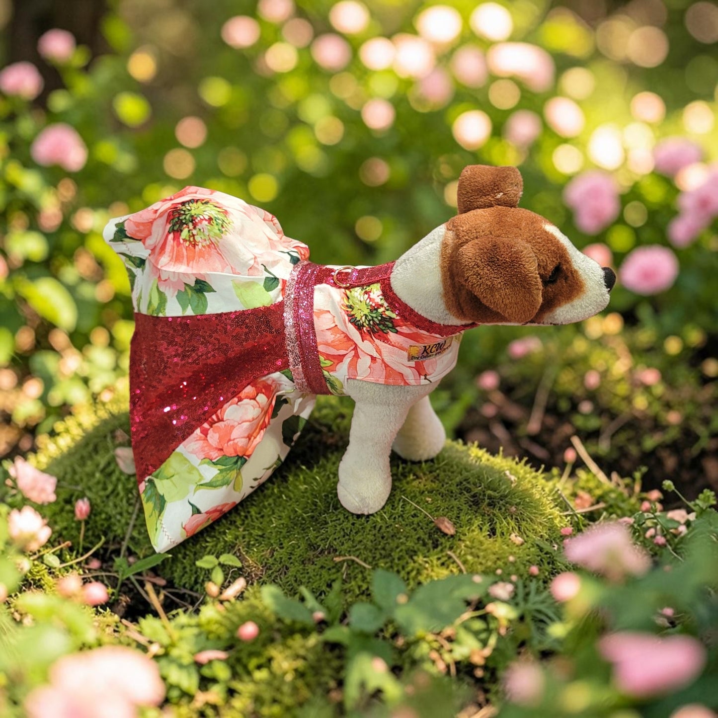 Rose Pet dress, flower Pet dress, rose cat dress, rose dog dress, flower cat dress, flower dog dress,