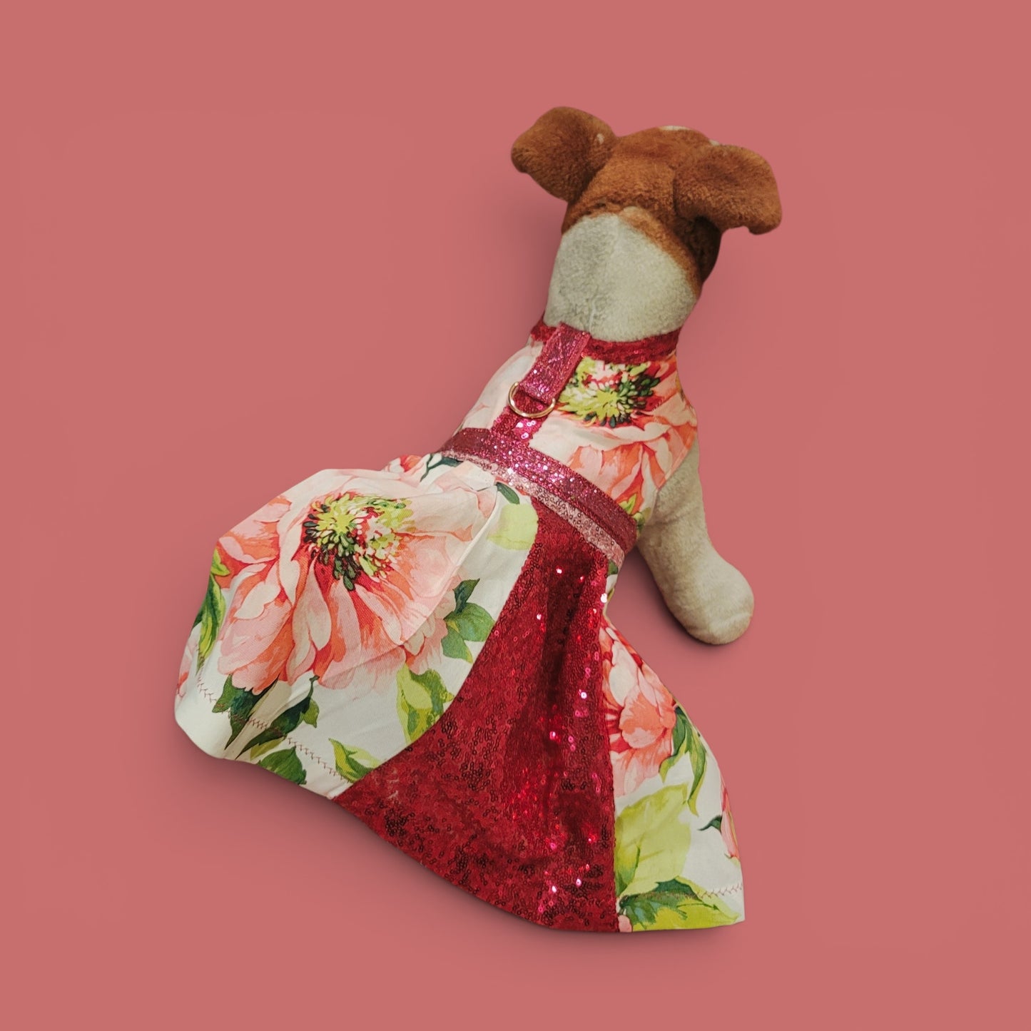 Rose Pet dress, flower Pet dress, rose cat dress, rose dog dress, flower cat dress, flower dog dress,