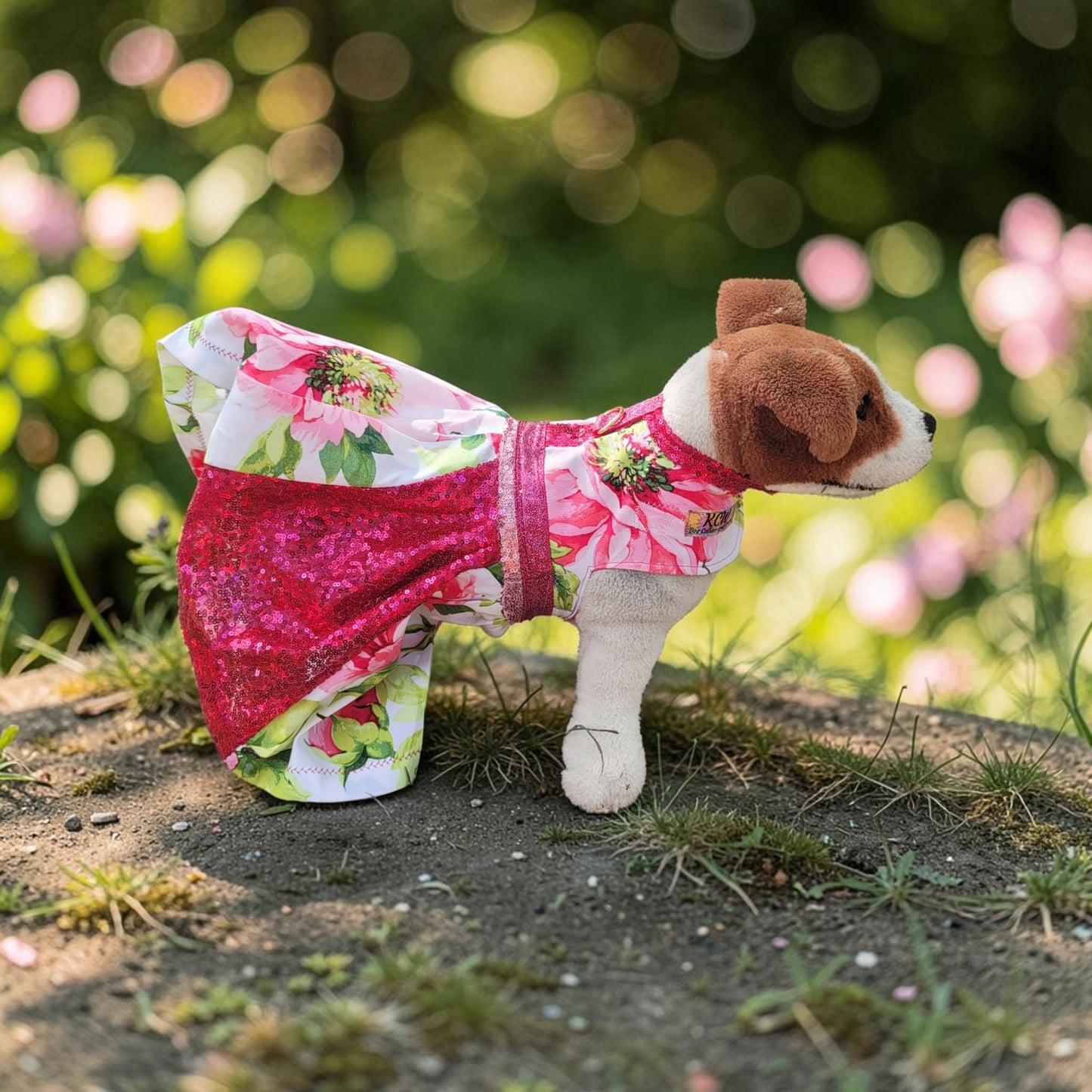 Rose Pet dress, flower Pet dress, rose cat dress, rose dog dress, flower cat dress, flower dog dress,