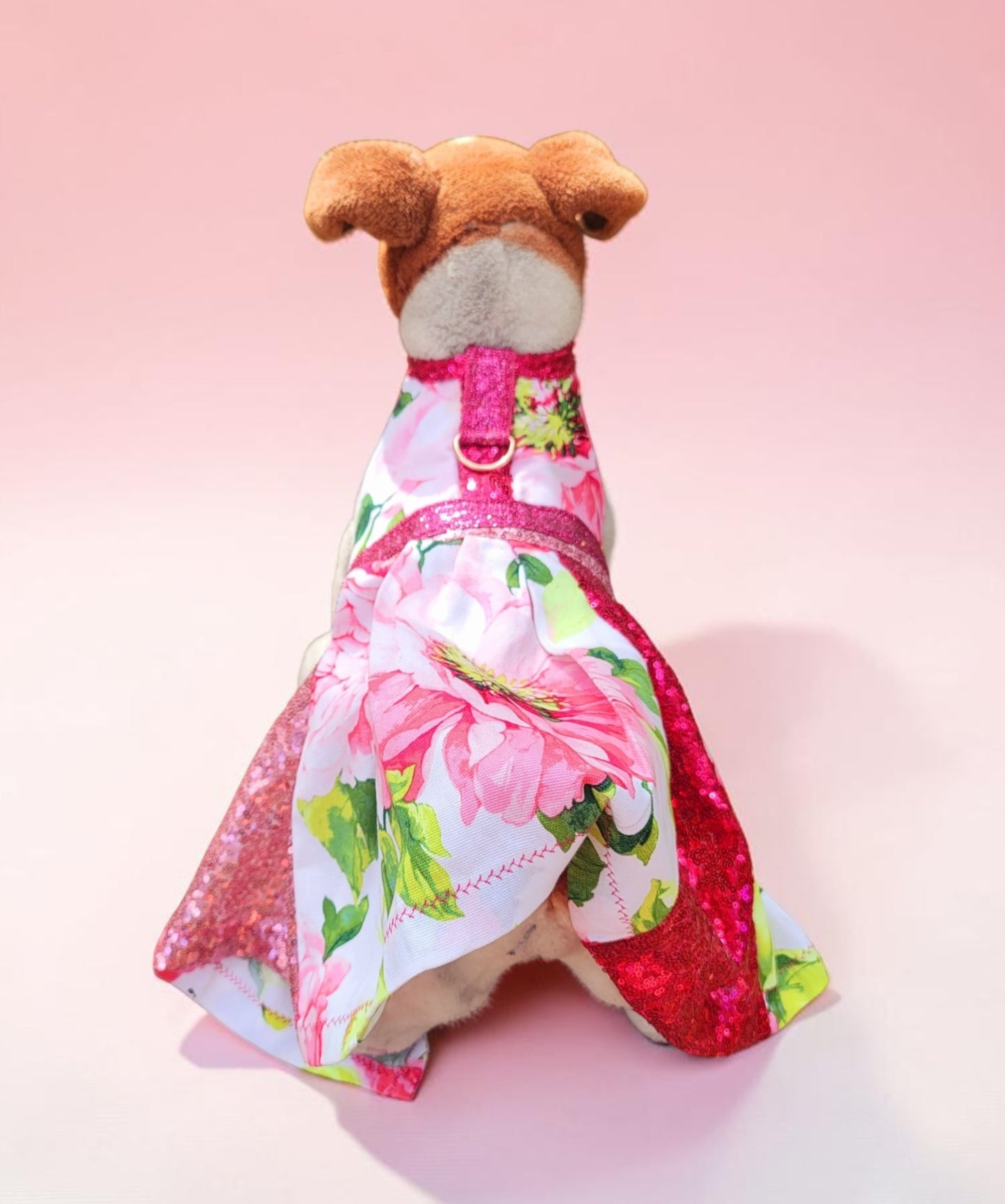 Rose Pet dress, flower Pet dress, rose cat dress, rose dog dress, flower cat dress, flower dog dress,
