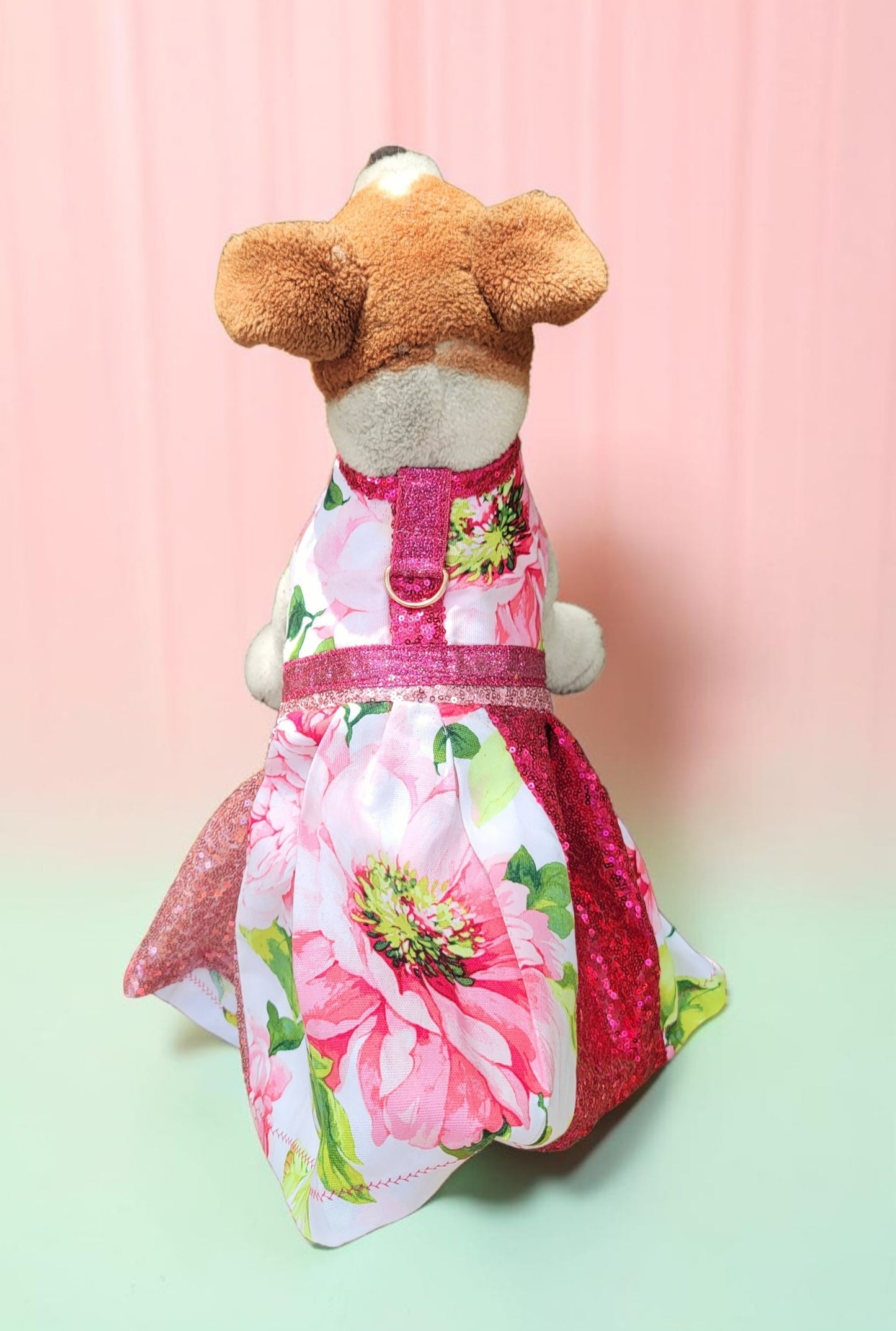 Rose Pet dress, flower Pet dress, rose cat dress, rose dog dress, flower cat dress, flower dog dress,