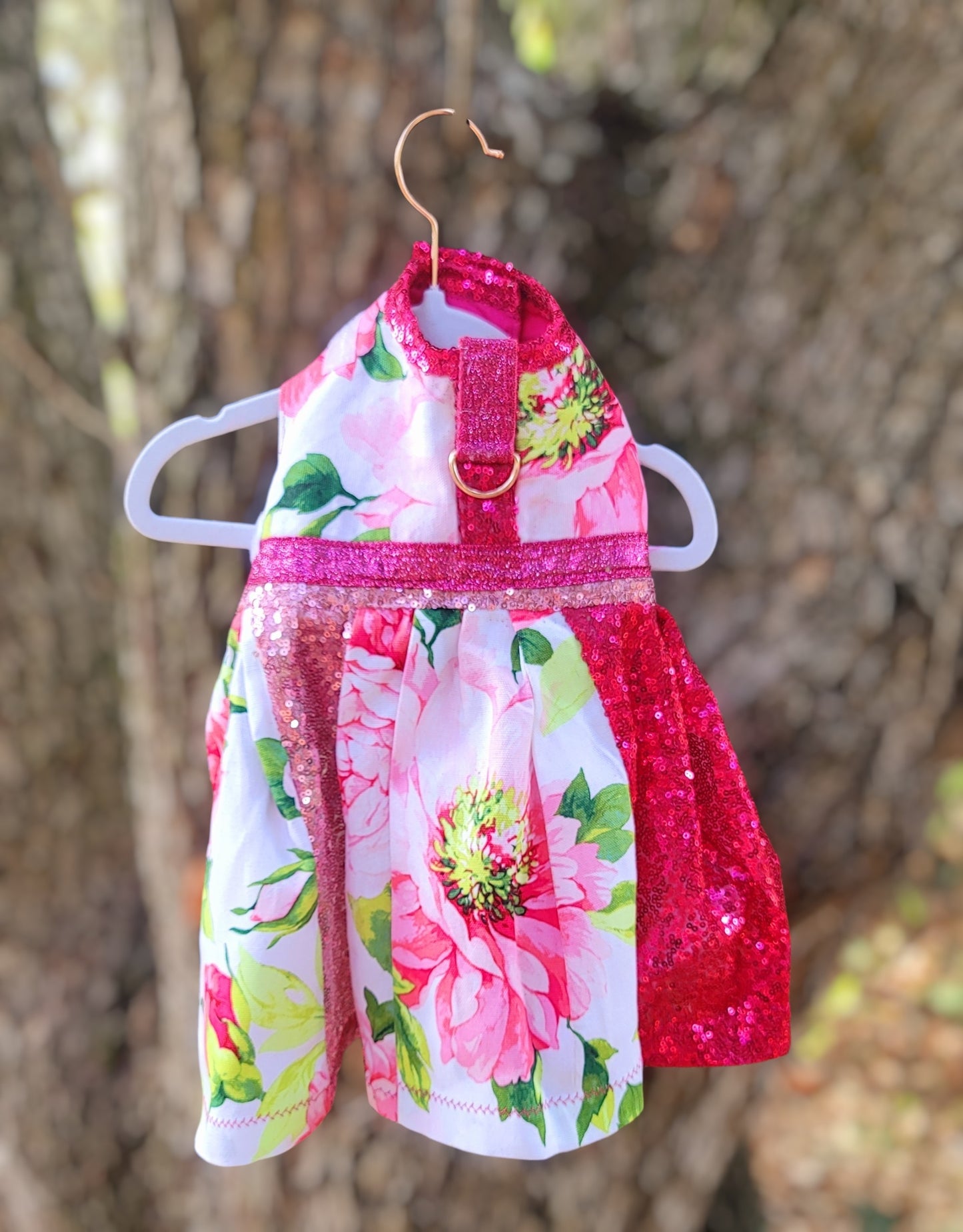 Rose Pet dress, flower Pet dress, rose cat dress, rose dog dress, flower cat dress, flower dog dress,