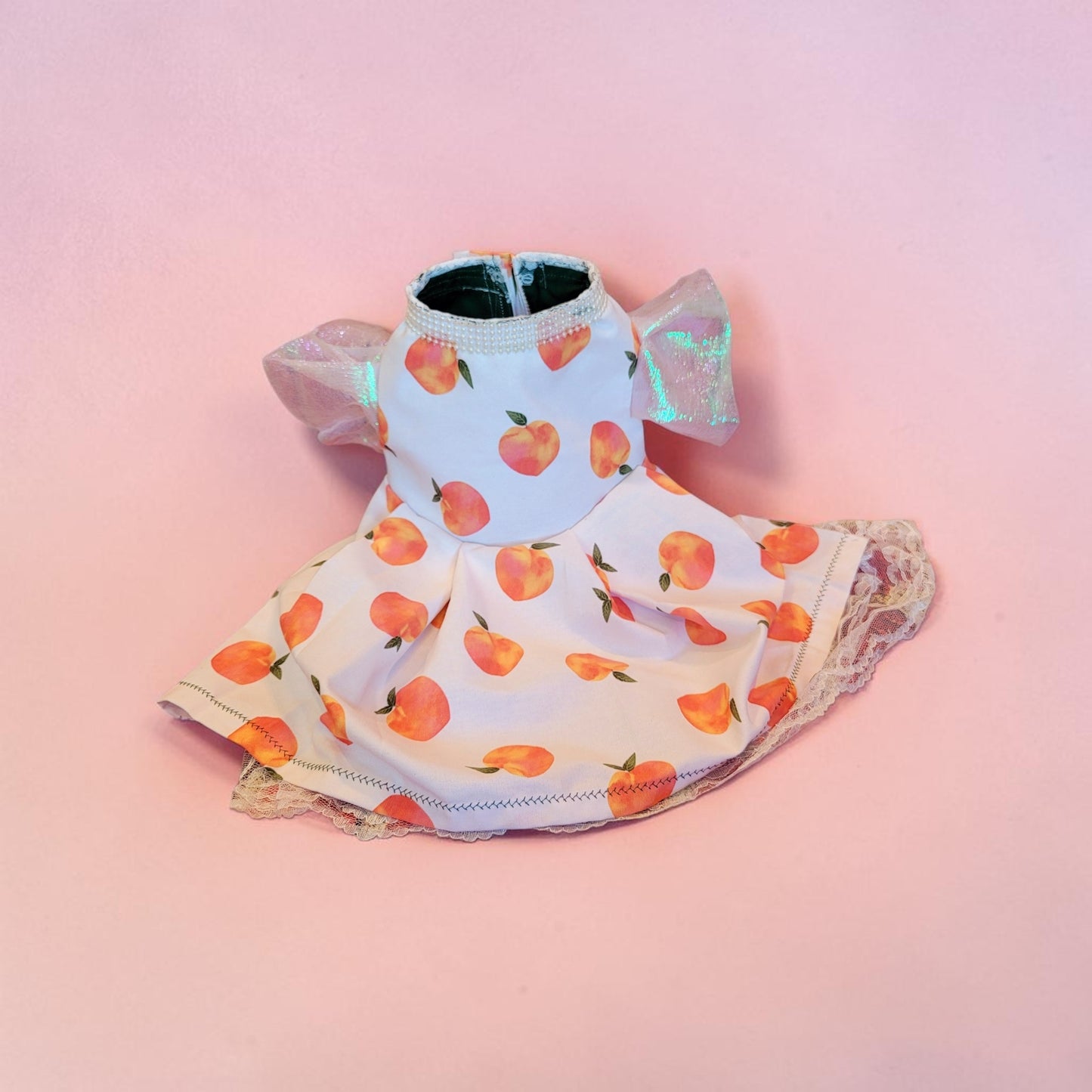 Peach gingham pet dress, peach gingham dog dress, gingham pet dress? Southern bell pet dress, southern bell dog dress, gingham cat dress
