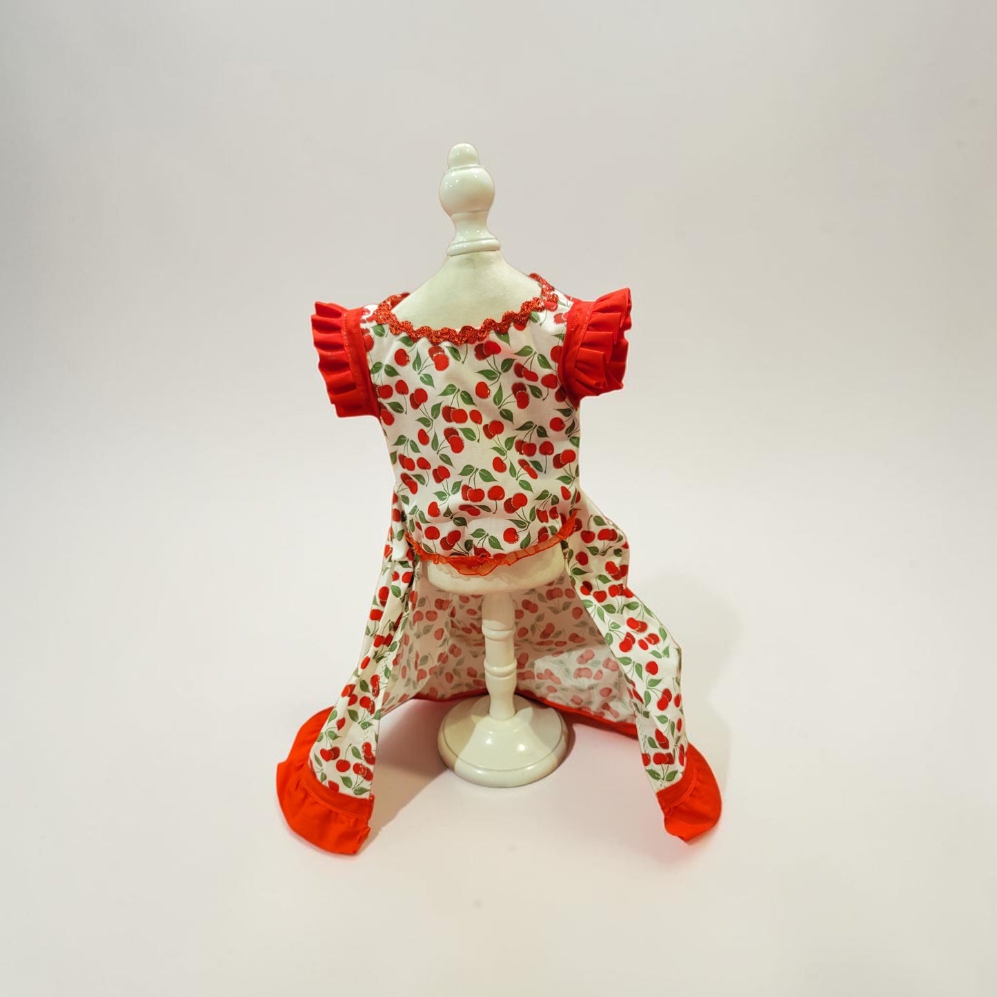 cherry dog Cherry pet dress, cherry cat dress, fruit pet dress, dog dresses, pet dress with cherries, dog dress with cherries